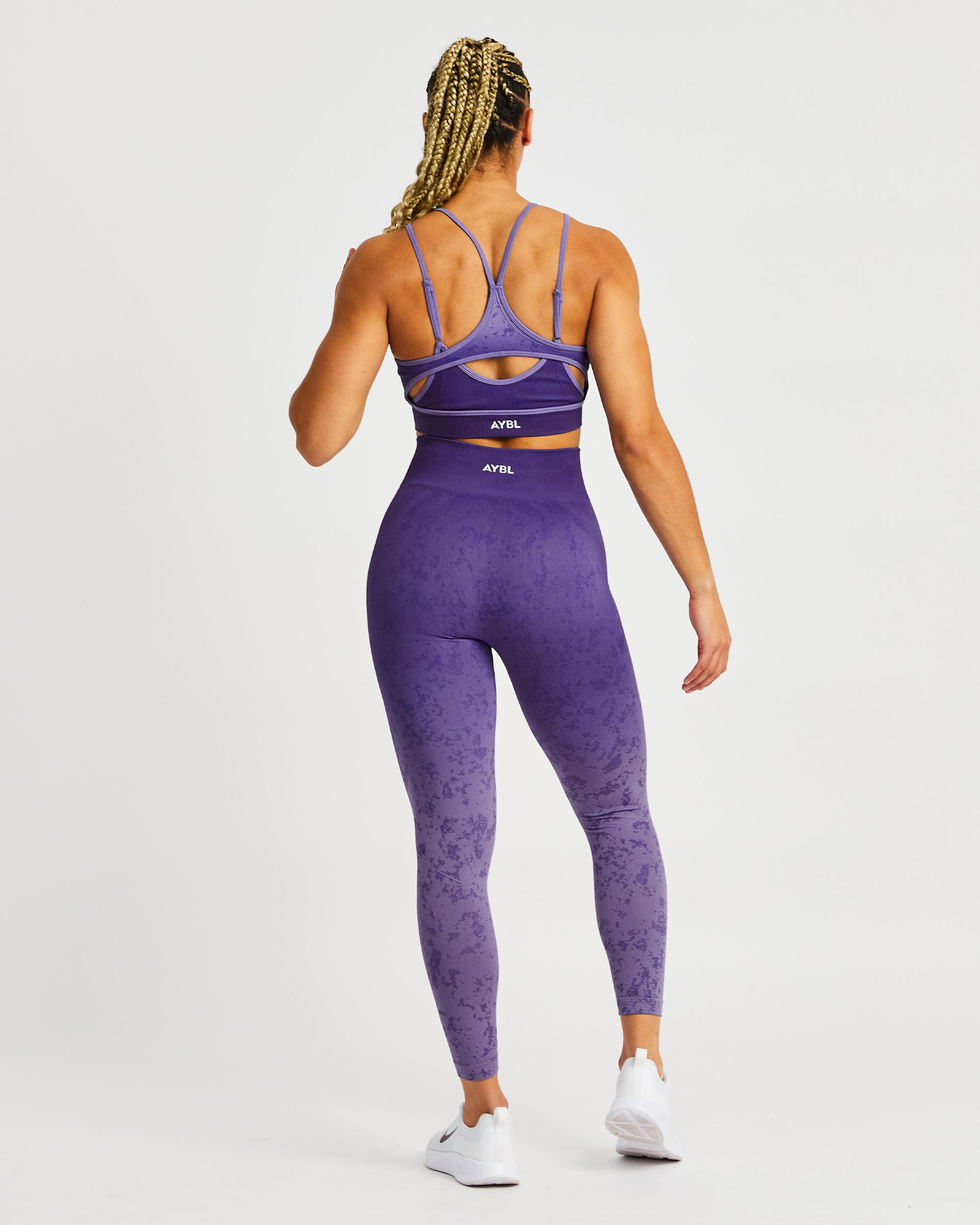 Flare Seamless Sports Bra - Violet