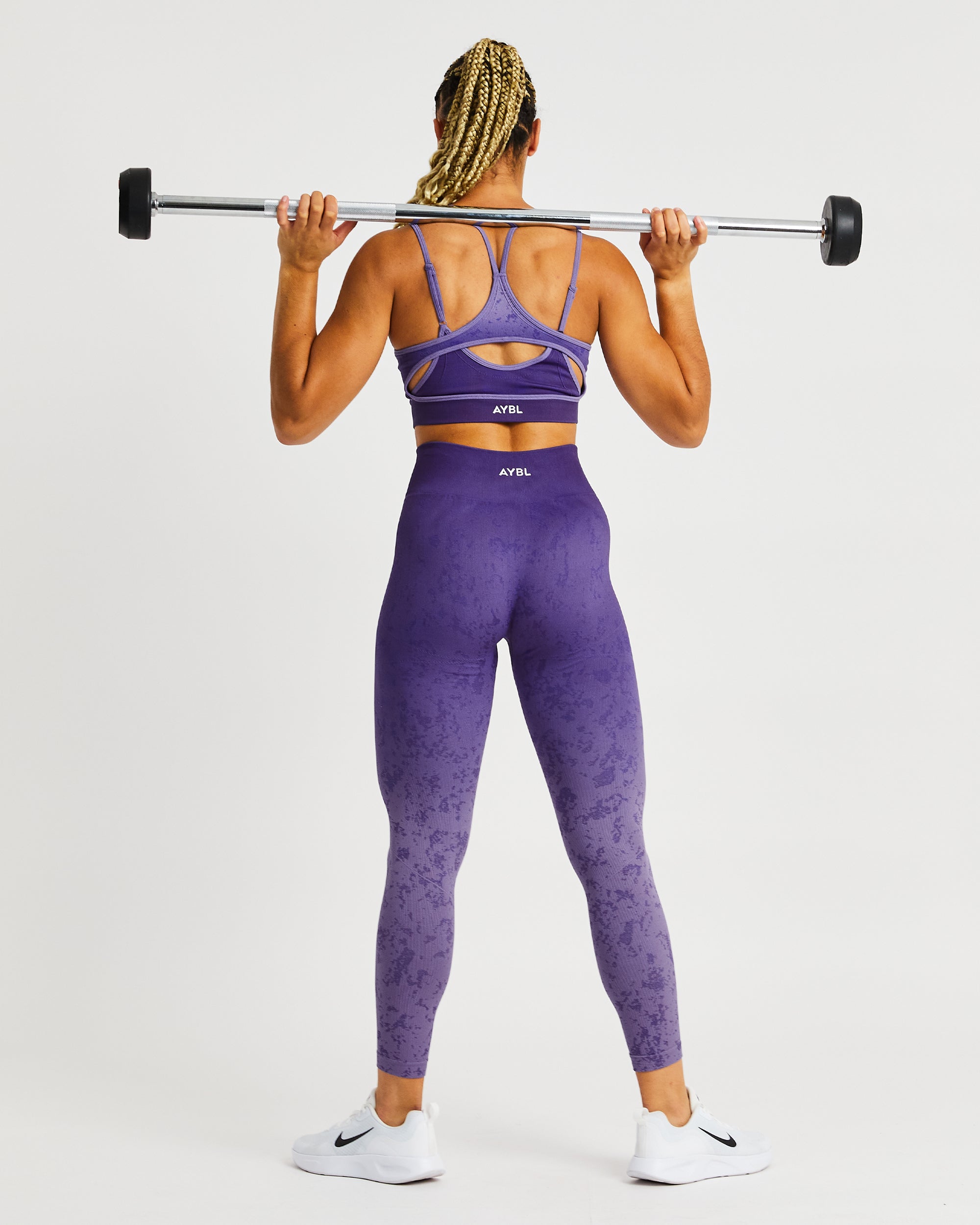 Flare Seamless Sports Bra - Violet