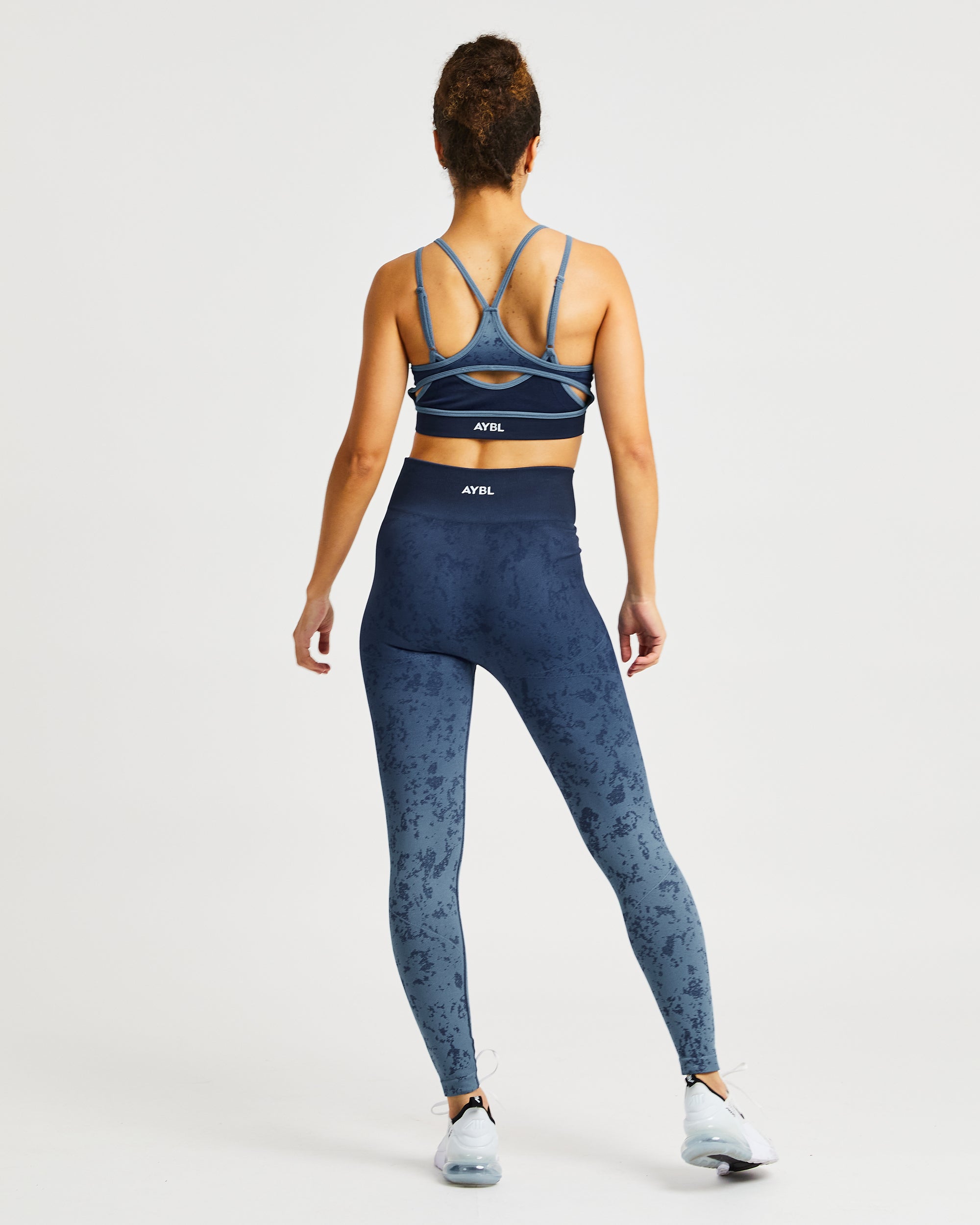 Flare Seamless Sports Bra - Bleu