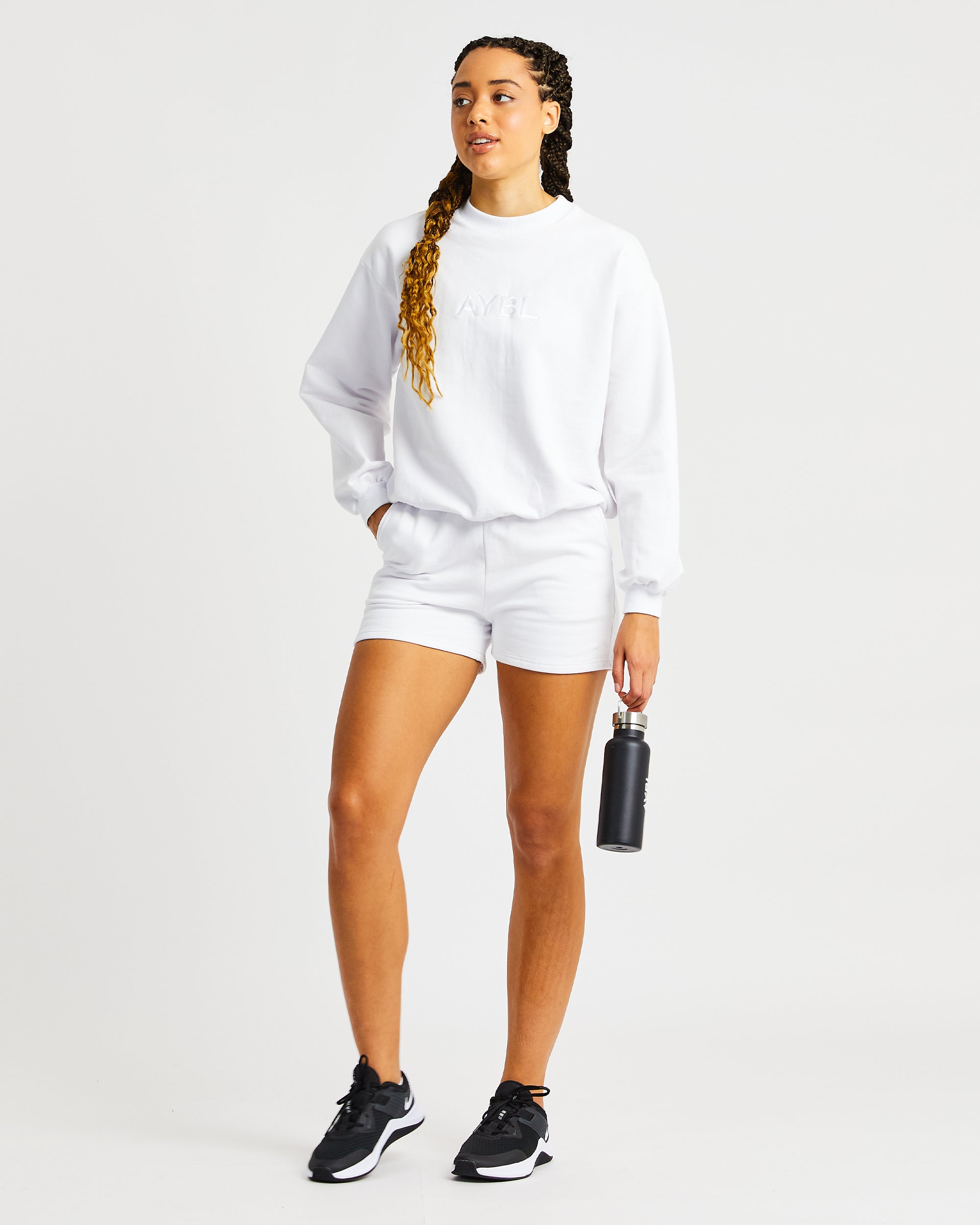 Everyday Relaxed Shorts - Blanc