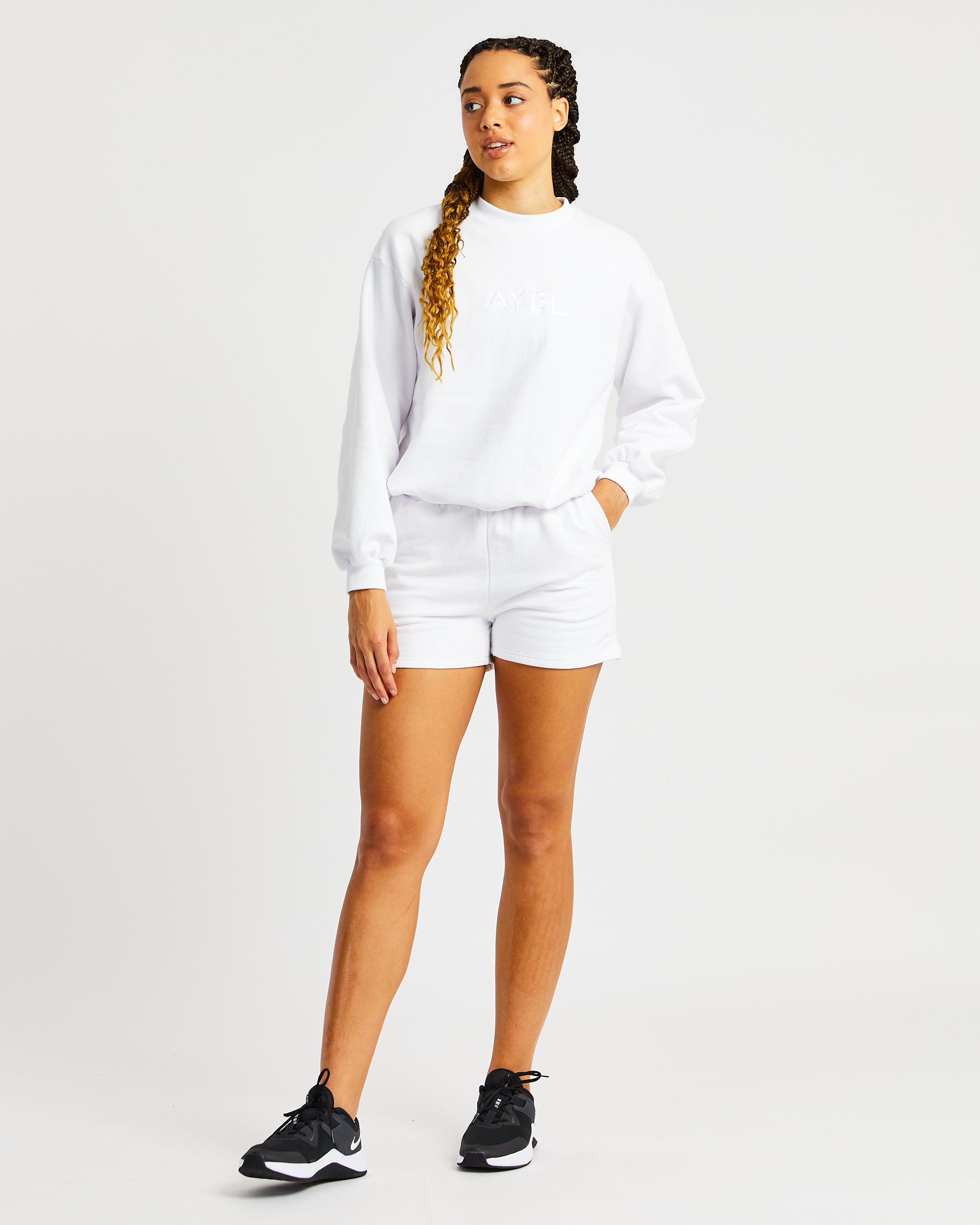 Everyday Relaxed Shorts - Blanc