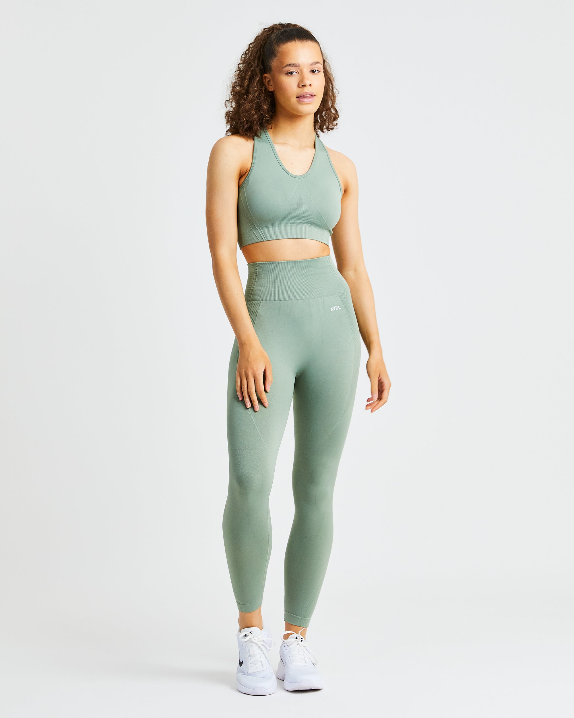 Balance V2 Seamless Sports Bra - Olive Vert