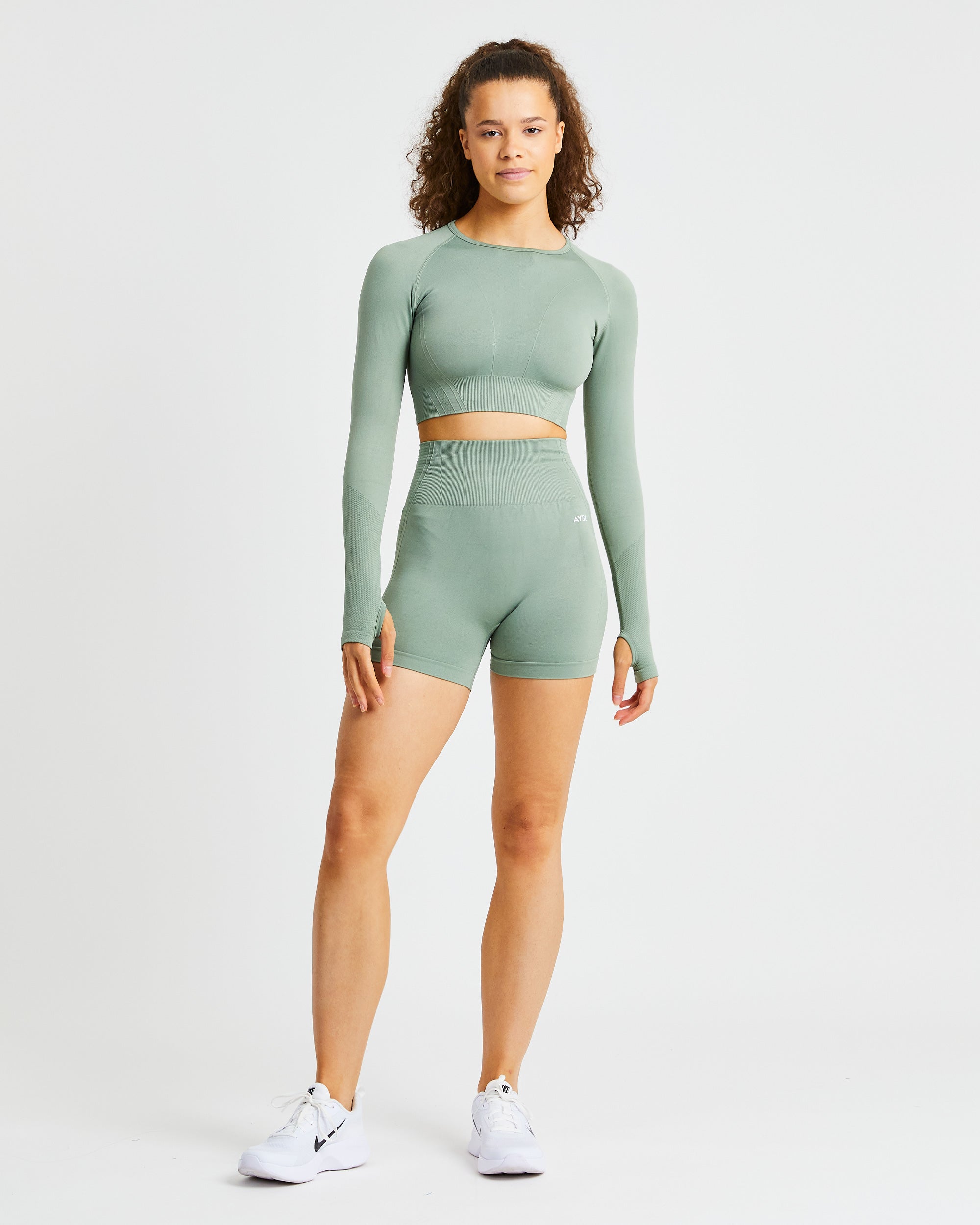 Balance V2 Seamless Shorts - Olive Vert