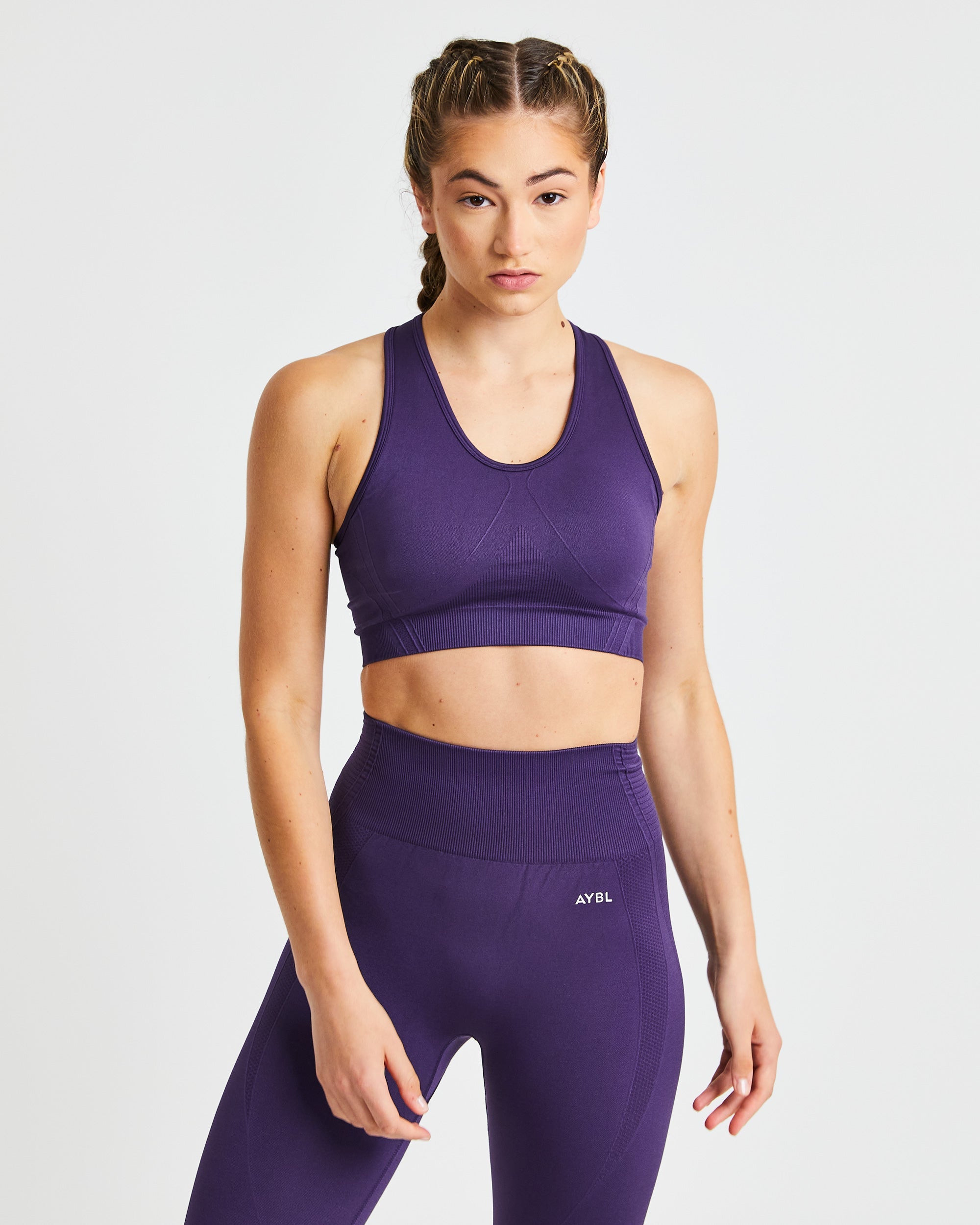 Balance V2 Seamless Sports Bra - Mulberry Violet