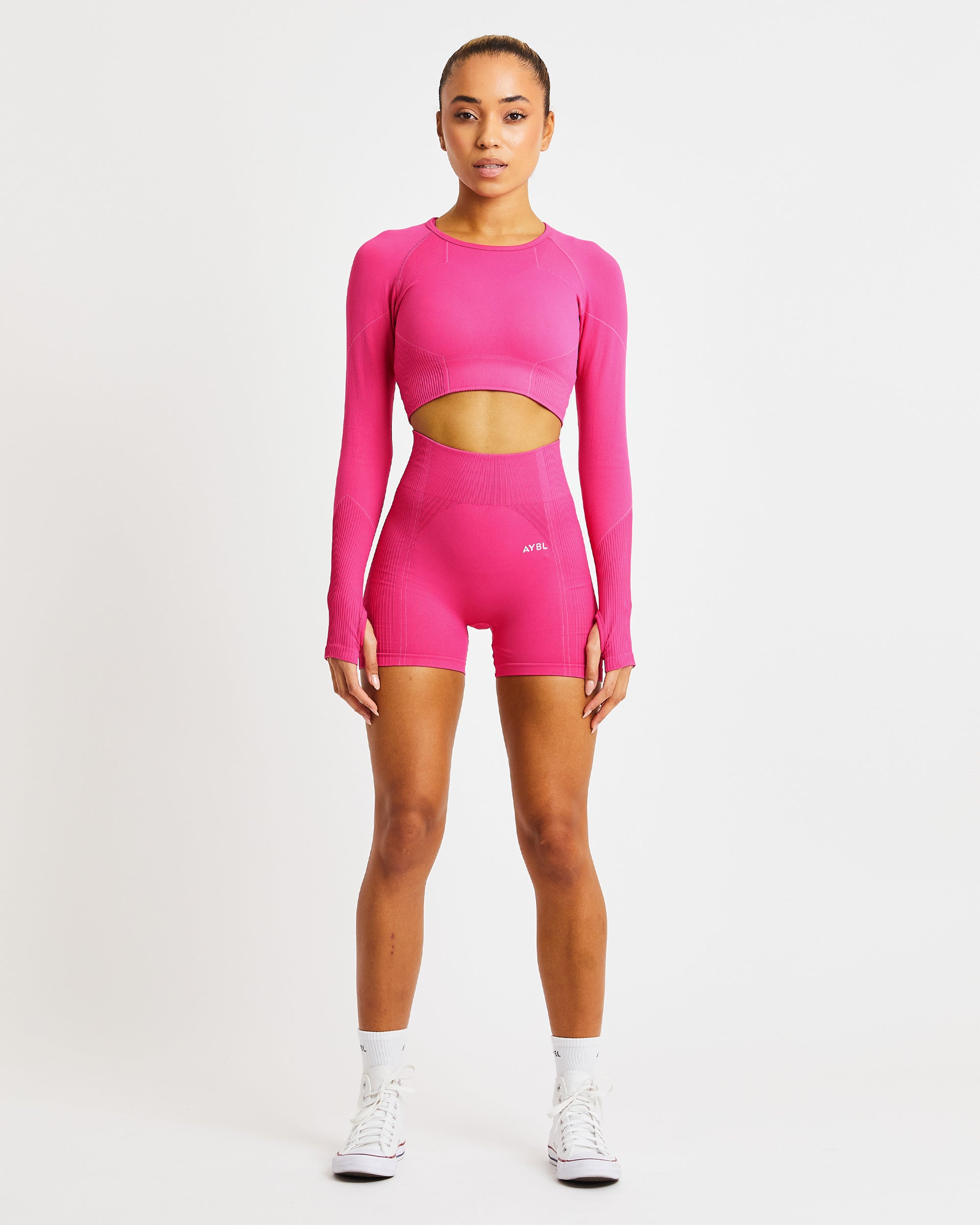 Reflex Seamless Shorts - Fuchsia Rose