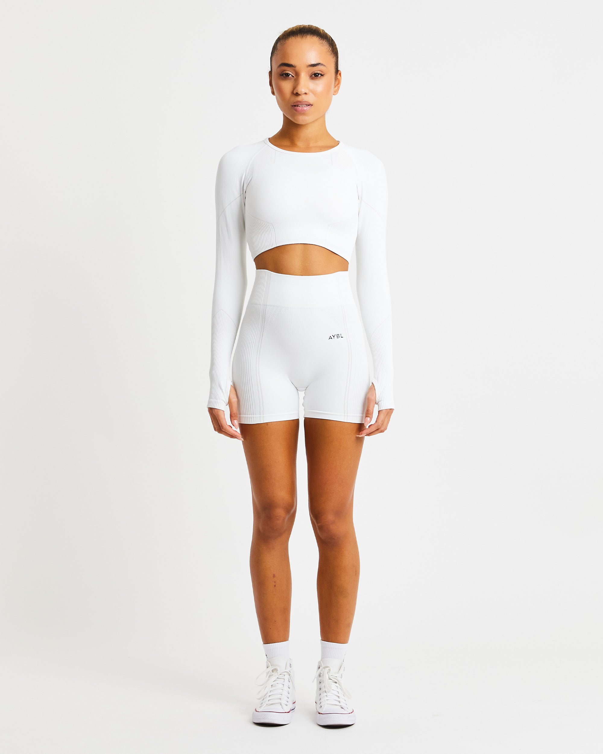 Reflex Seamless Shorts - Blanc