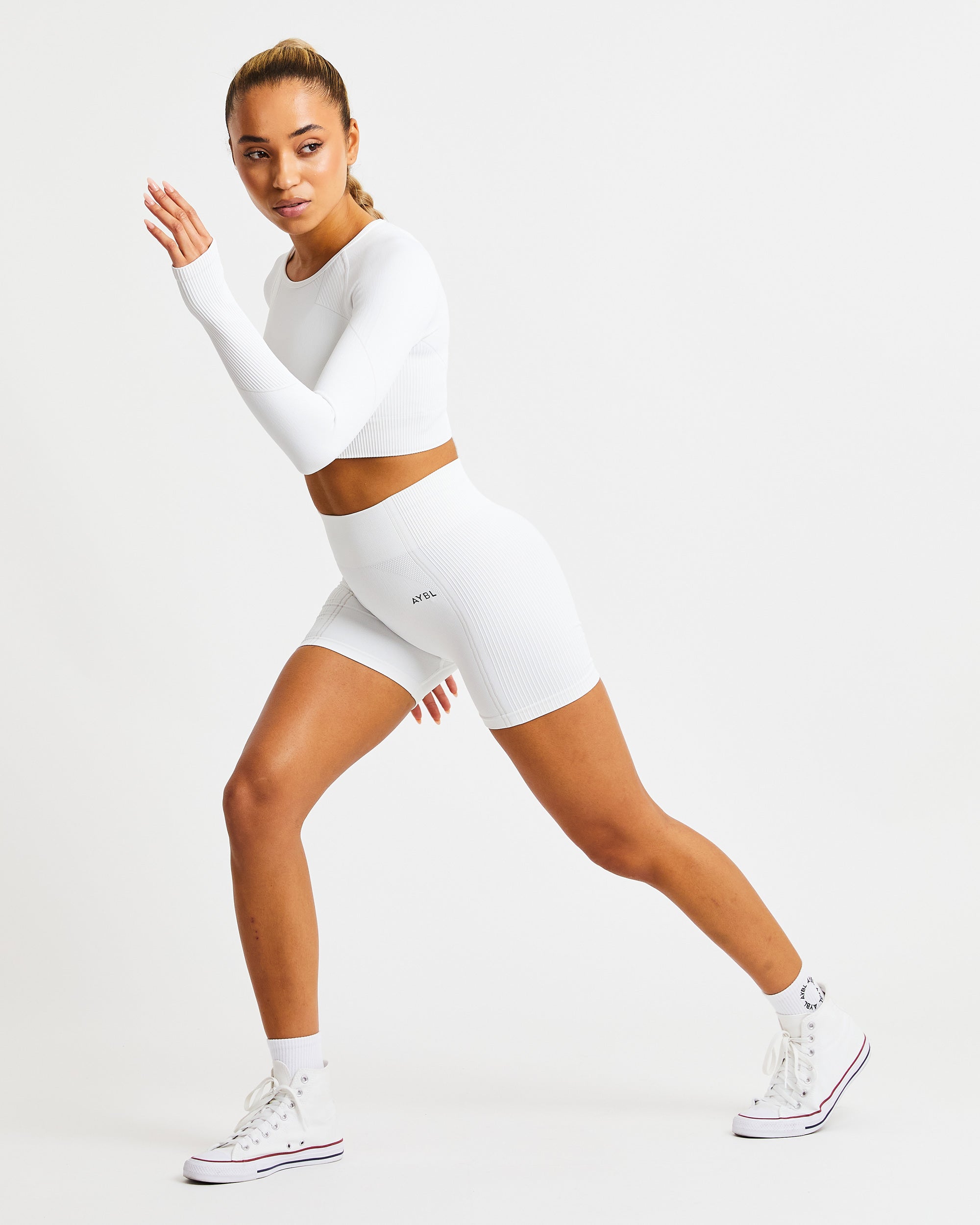 Reflex Seamless Shorts - Blanc