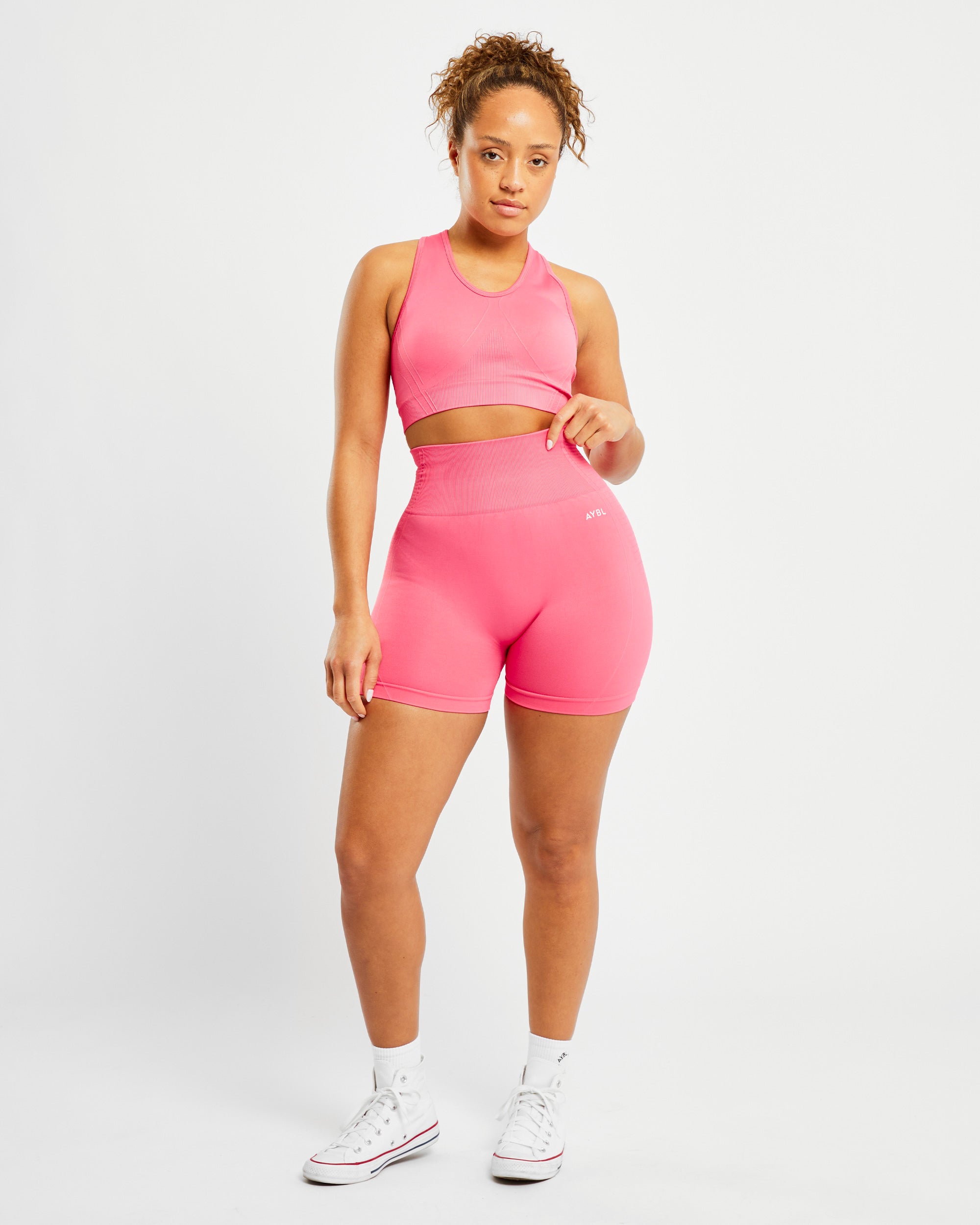 Balance V2 Seamless Shorts - Coral Rose