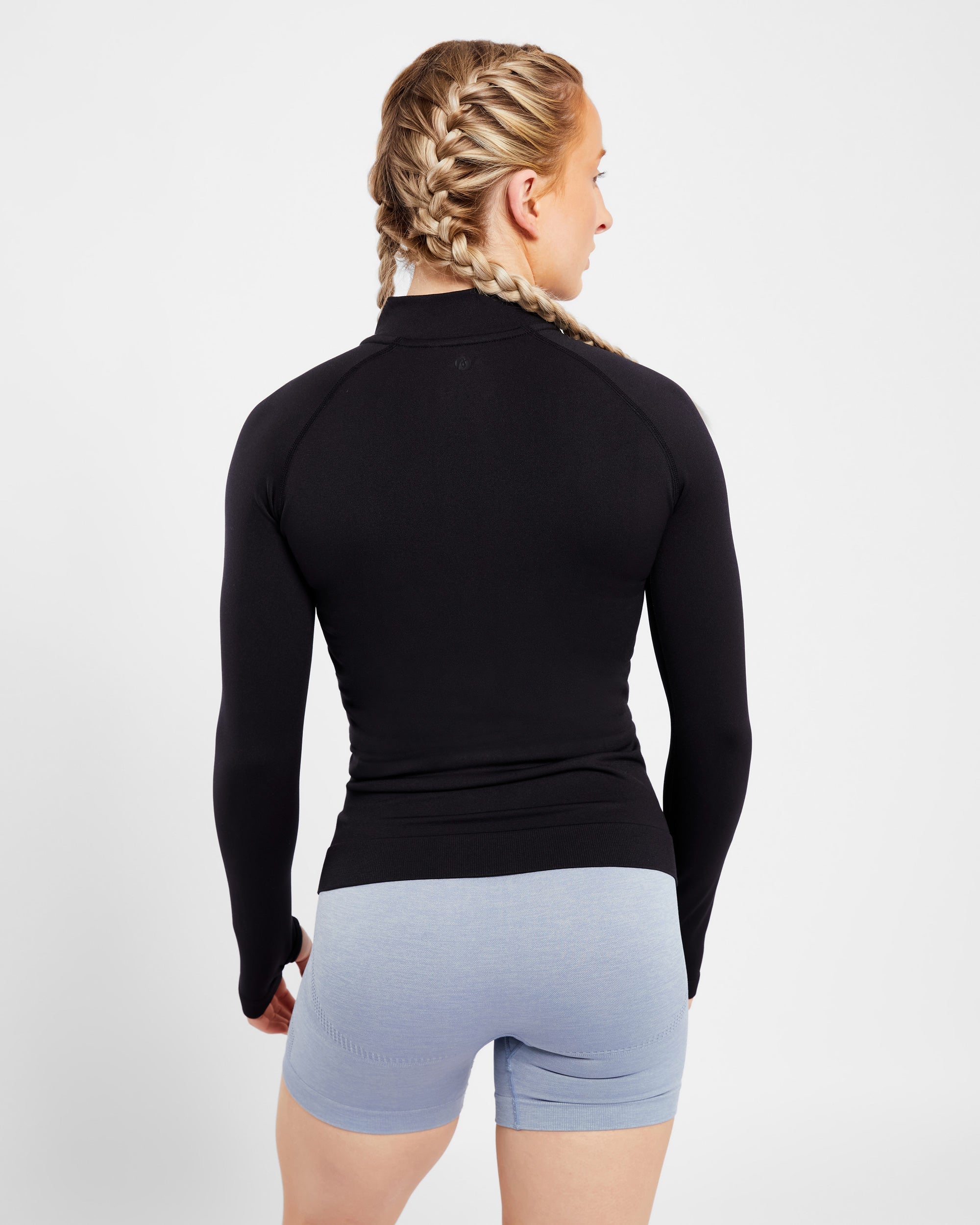 Essential Seamless Zip Jacket - Noir