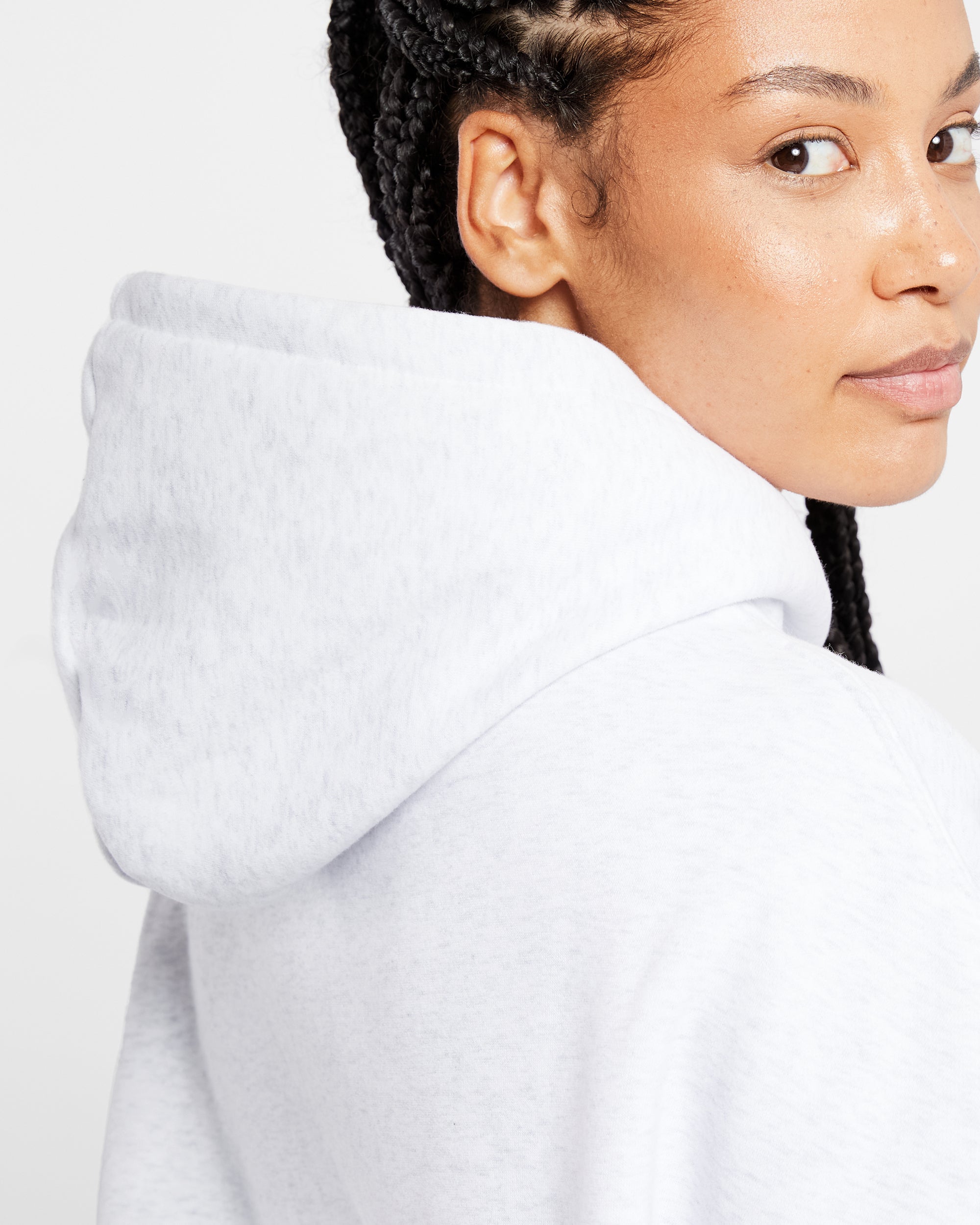 Varsity Oversized Hoodie - Heather Gris