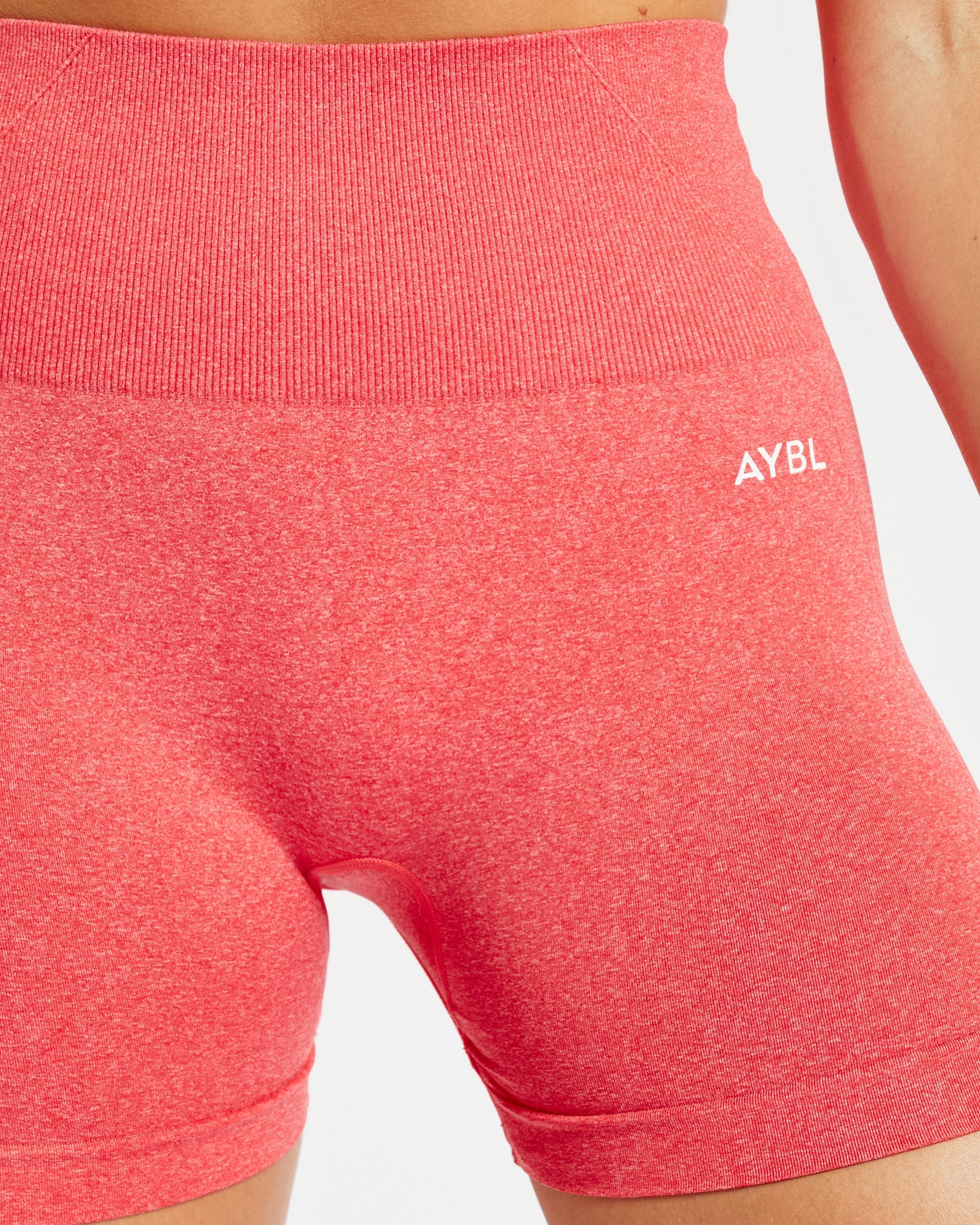 Empower Seamless Shorts - Coral Rouge Marl