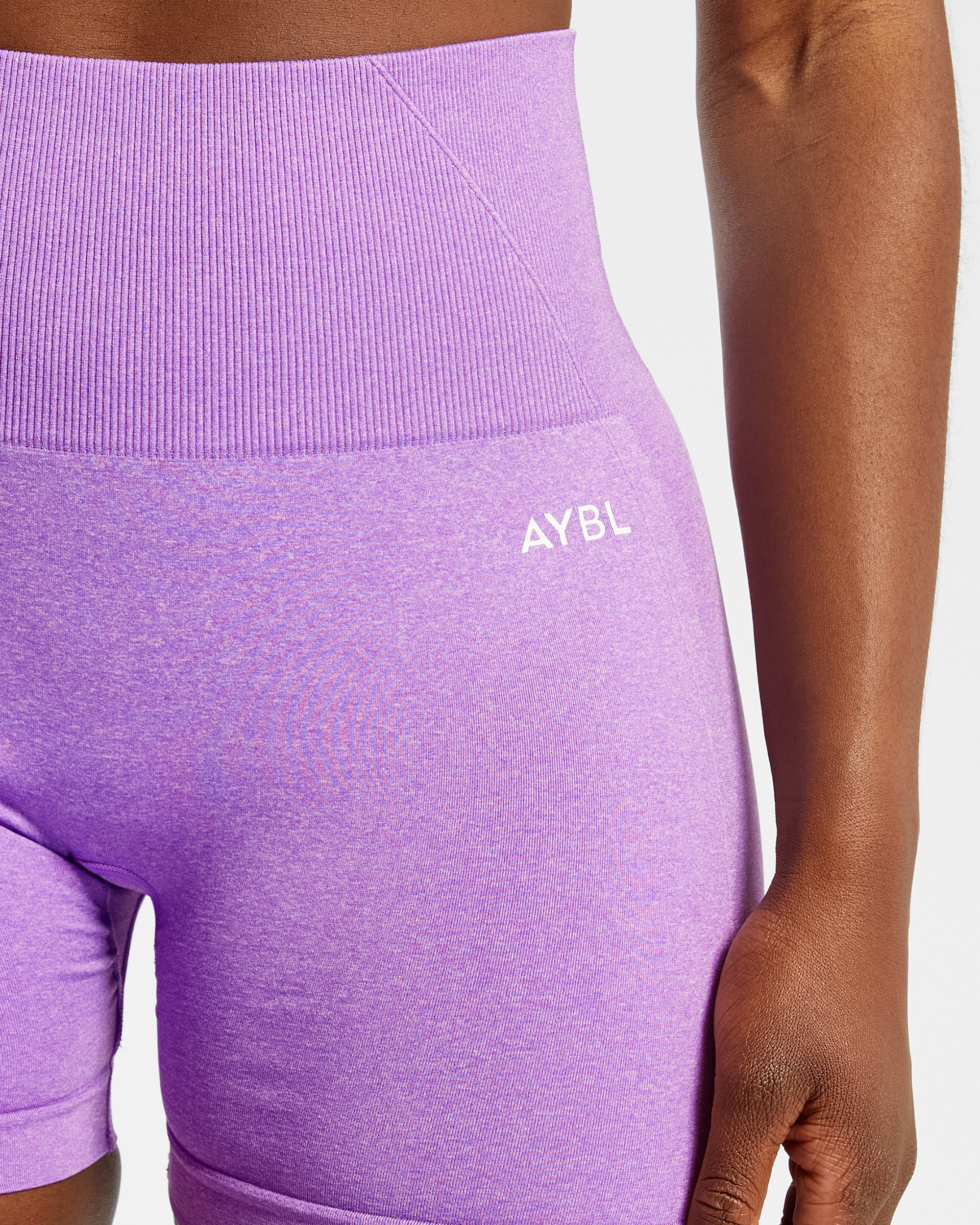 Empower Seamless Shorts - Violet Marl