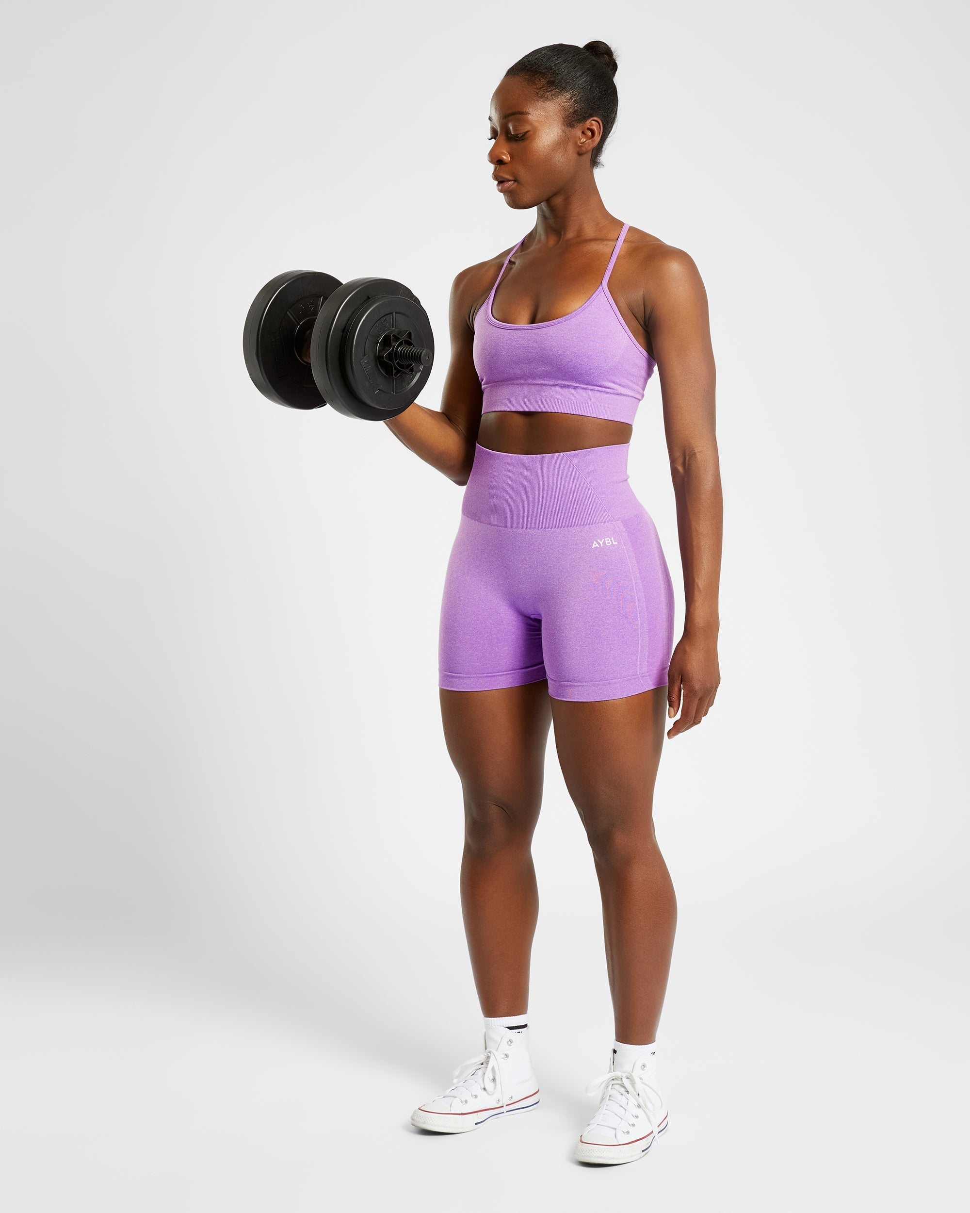 Empower Seamless Sports Bra - Violet Marl