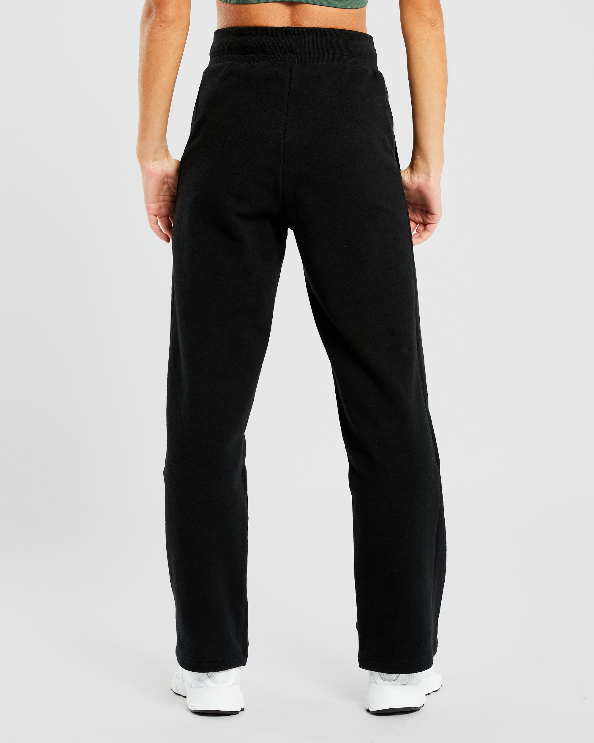 Everyday Relaxed Straight Leg Joggers - Noir