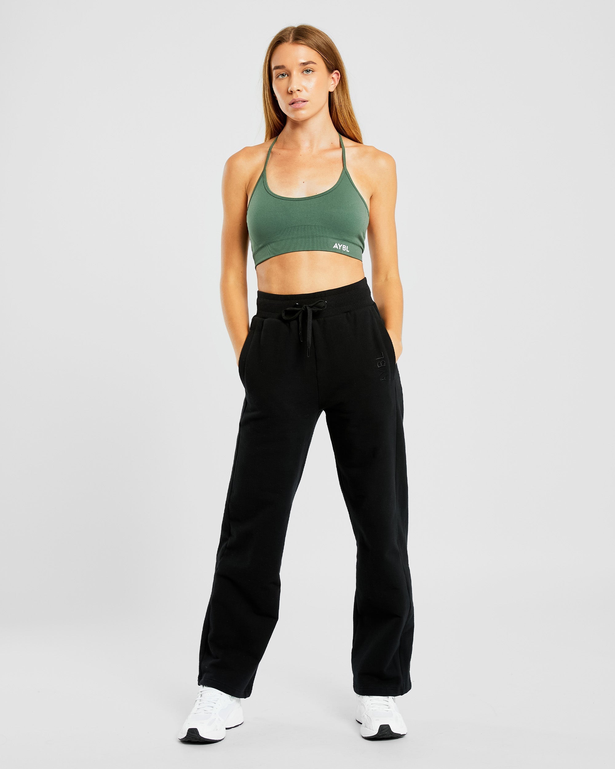 Everyday Relaxed Straight Leg Joggers - Noir