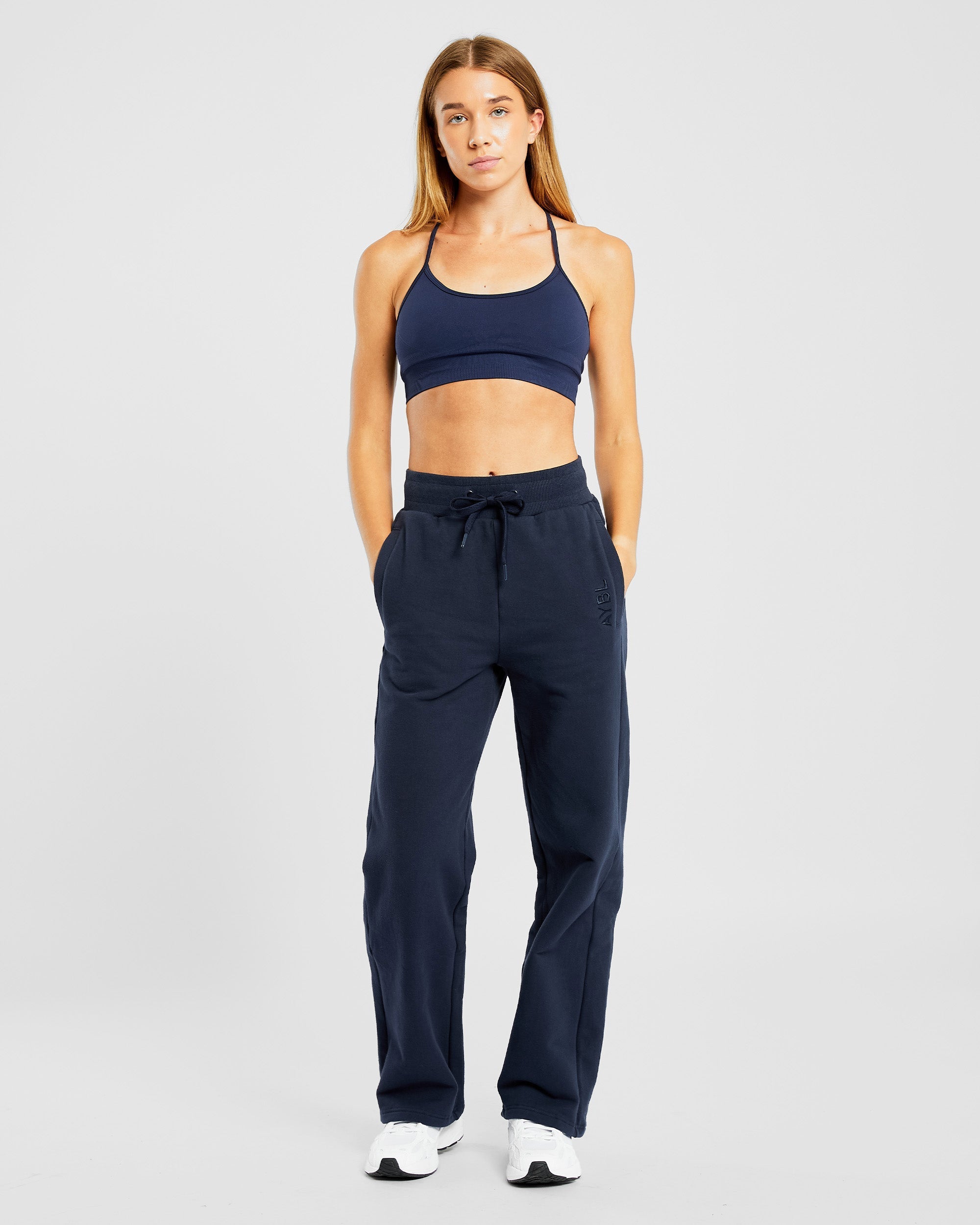 Everyday Relaxed Straight Leg Joggers - Navy