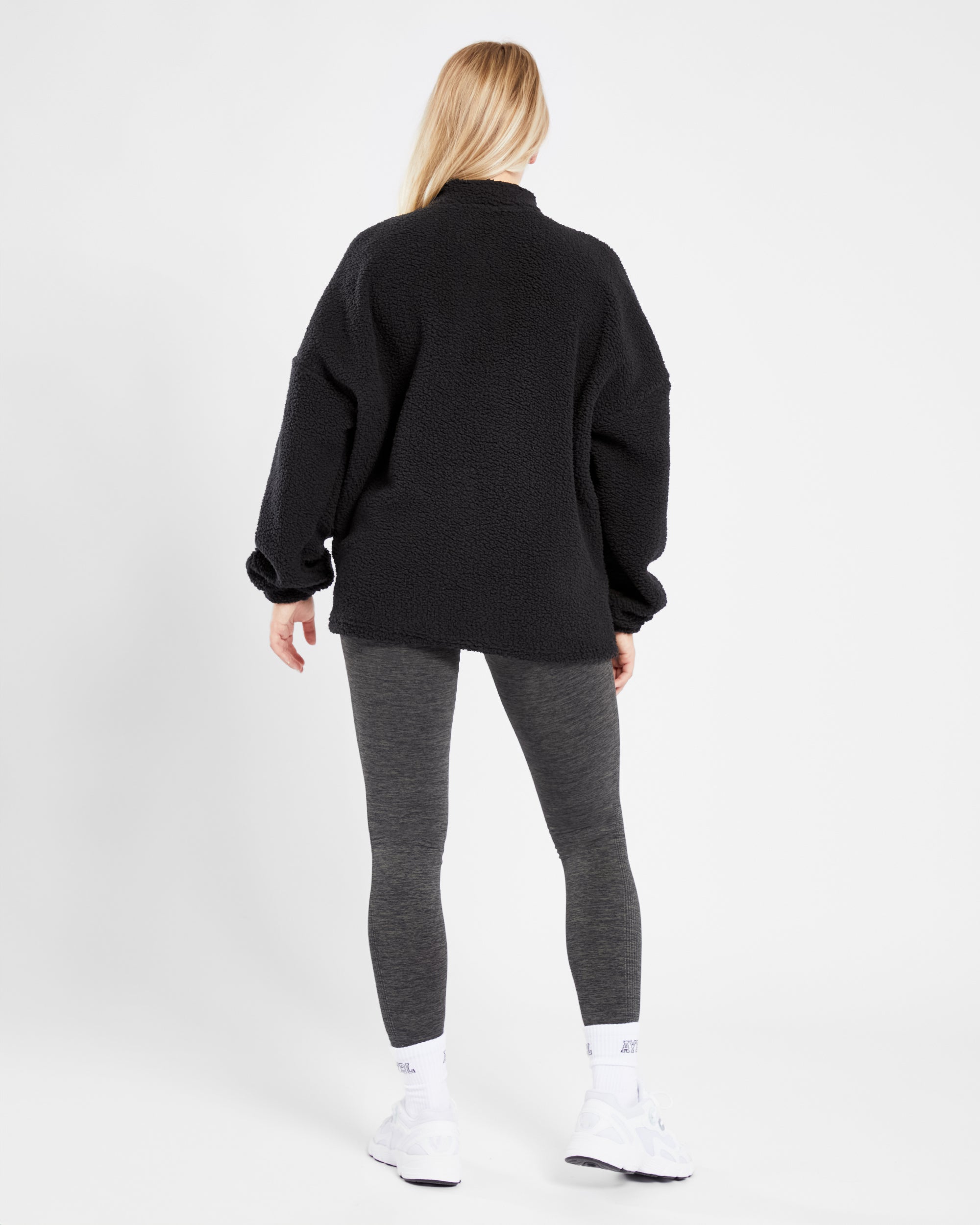 Varsity Oversized Fleece - Noir