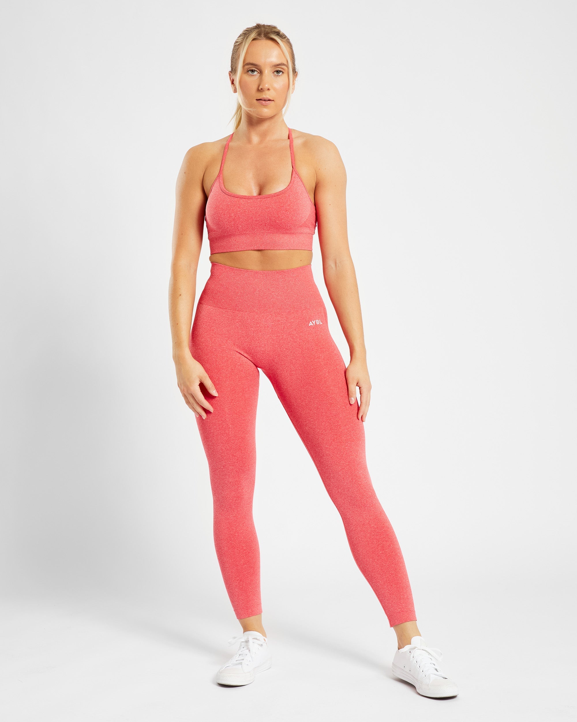 Empower Seamless Leggings - Coral Rouge Marl