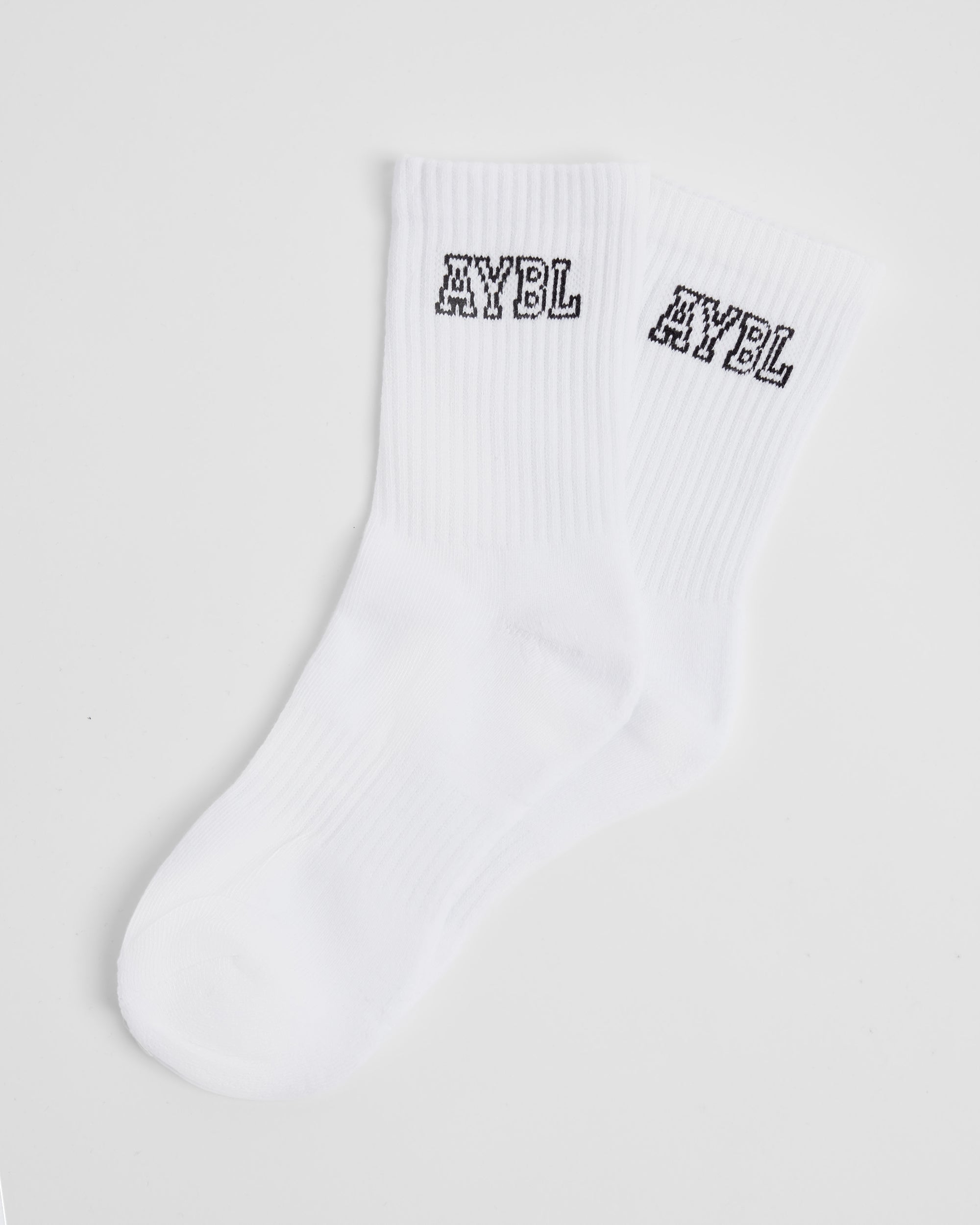 Varsity Crew Socks - Blanc