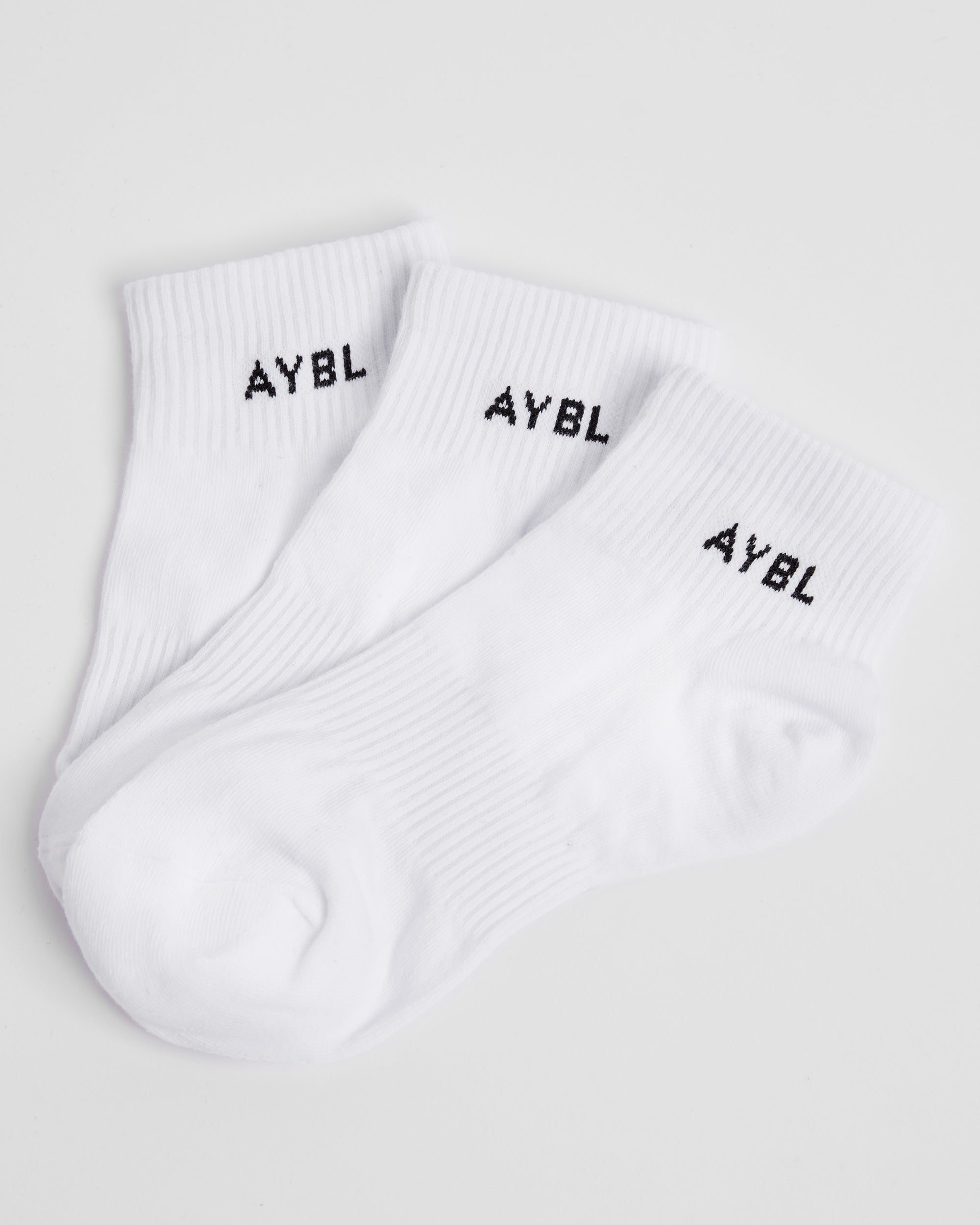 Everyday Ankle Socks (3 Pack) - Blanc