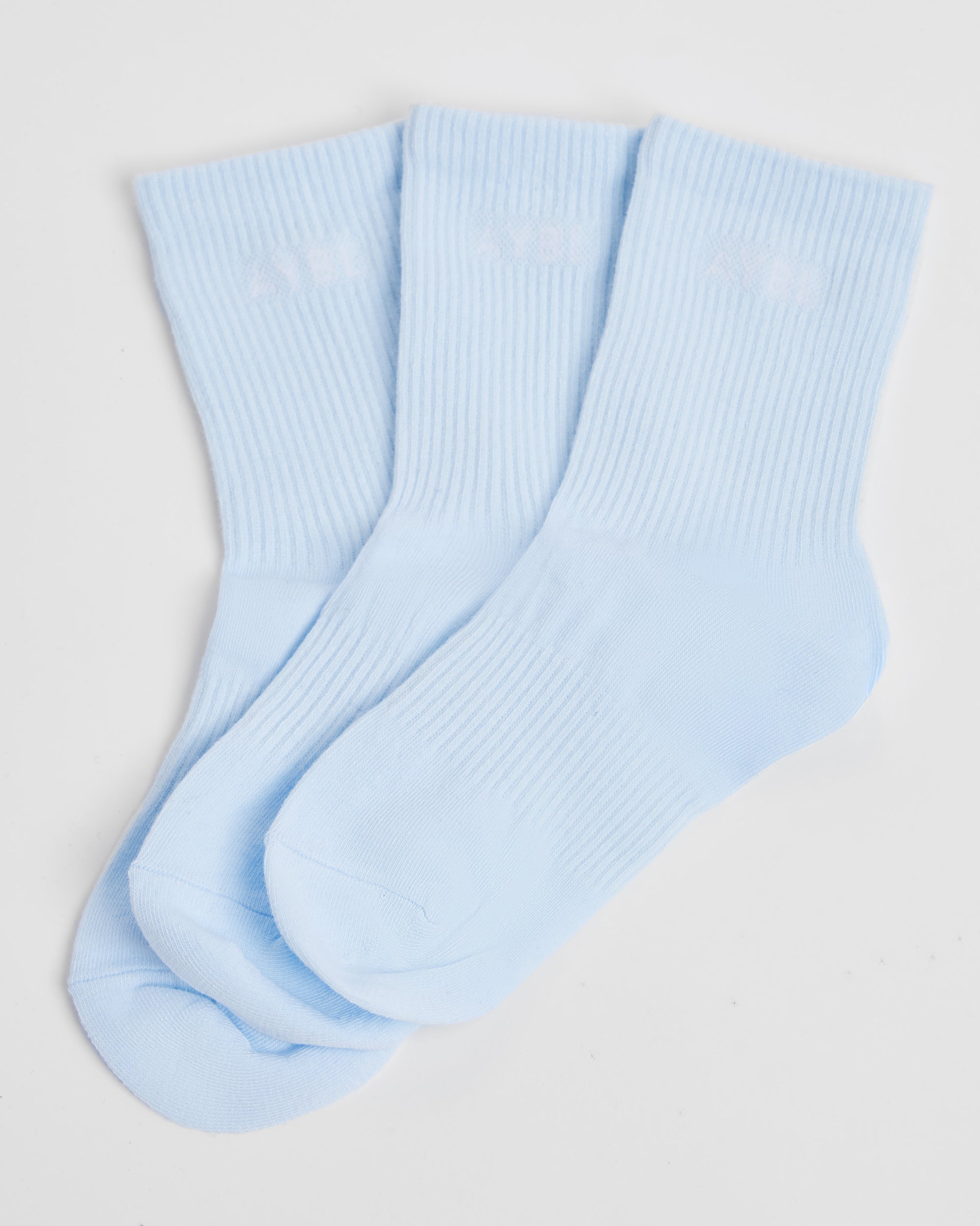 Everyday Crew Socks (3 Pack) - Bleu