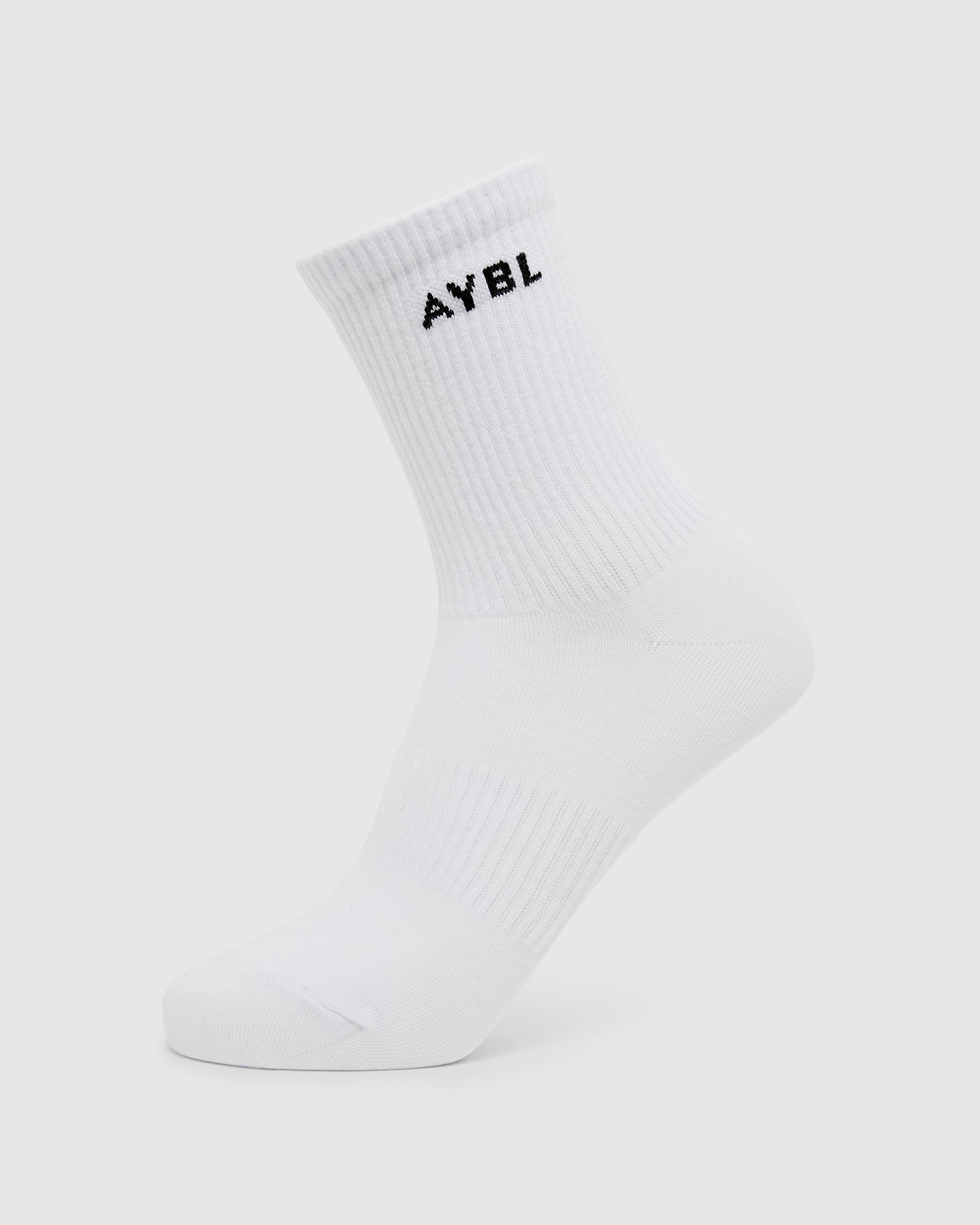 Everyday Crew Socks (3 Pack) - Black/White/Cream