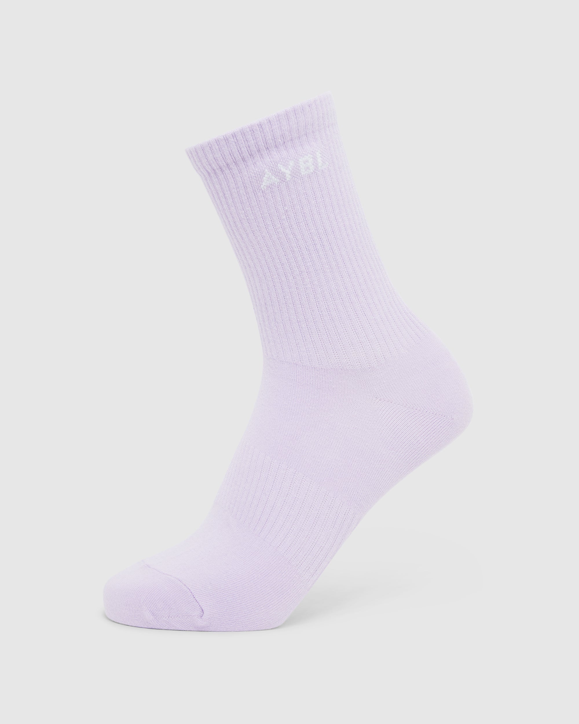 Everyday Crew Socks (3 Pack) - Blue/Purple/Pink