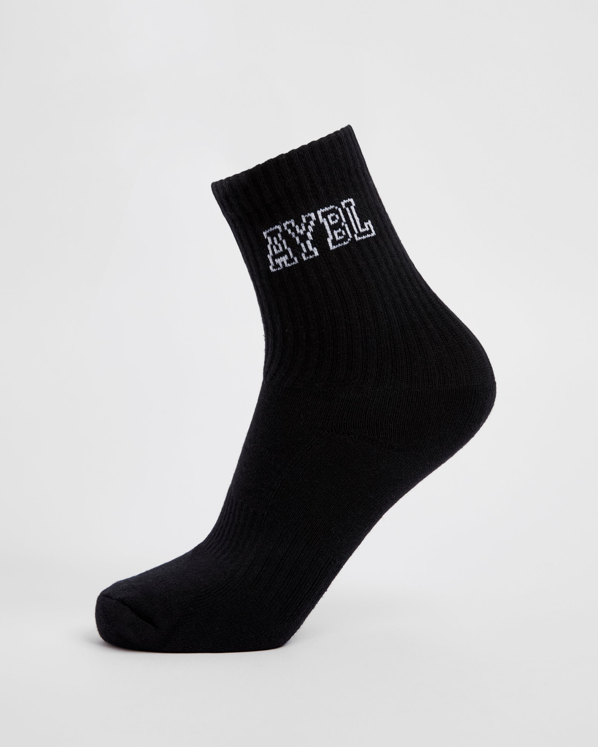 Varsity Crew Socks - Noir