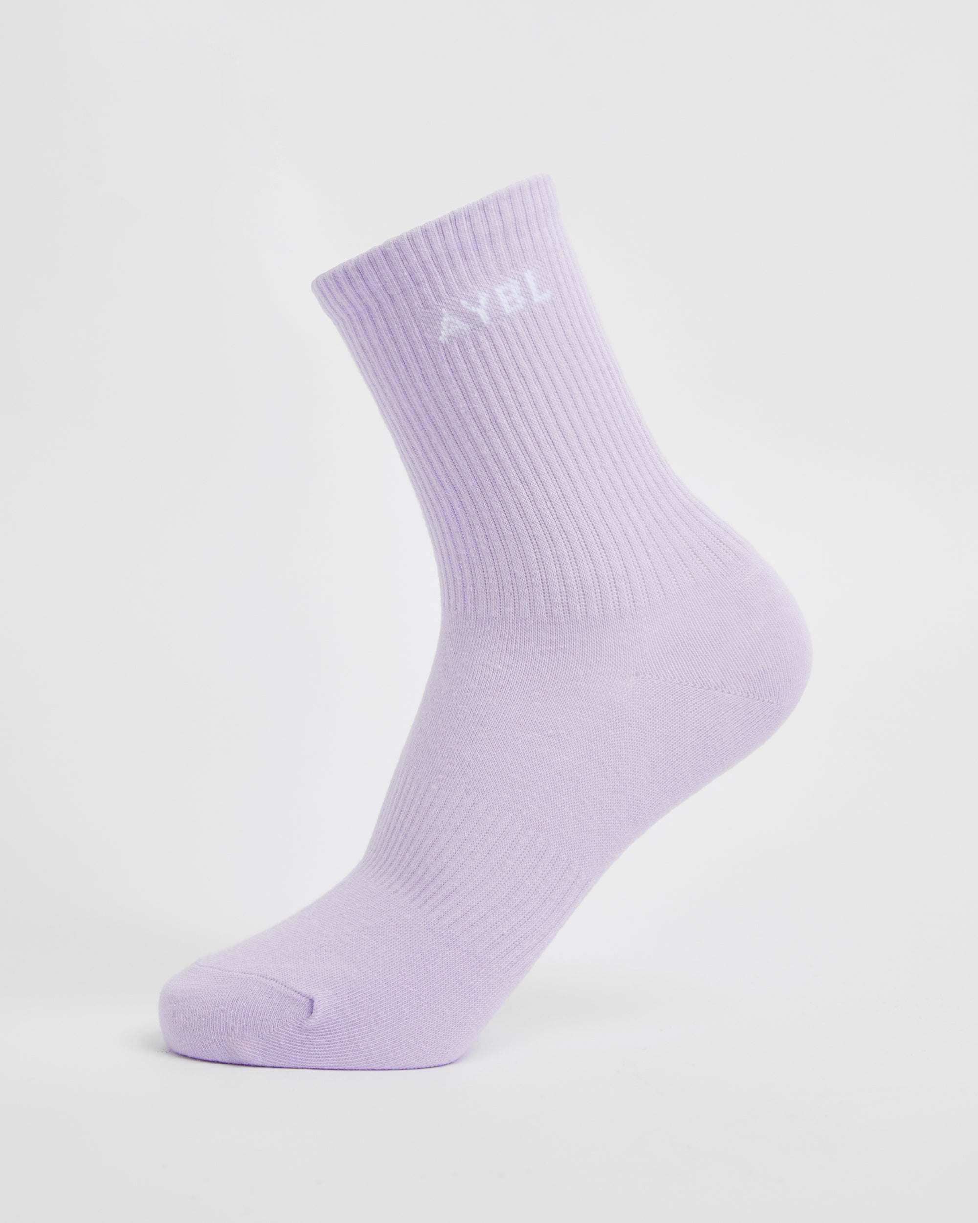 Everyday Crew Socks (3 Pack) - Violet