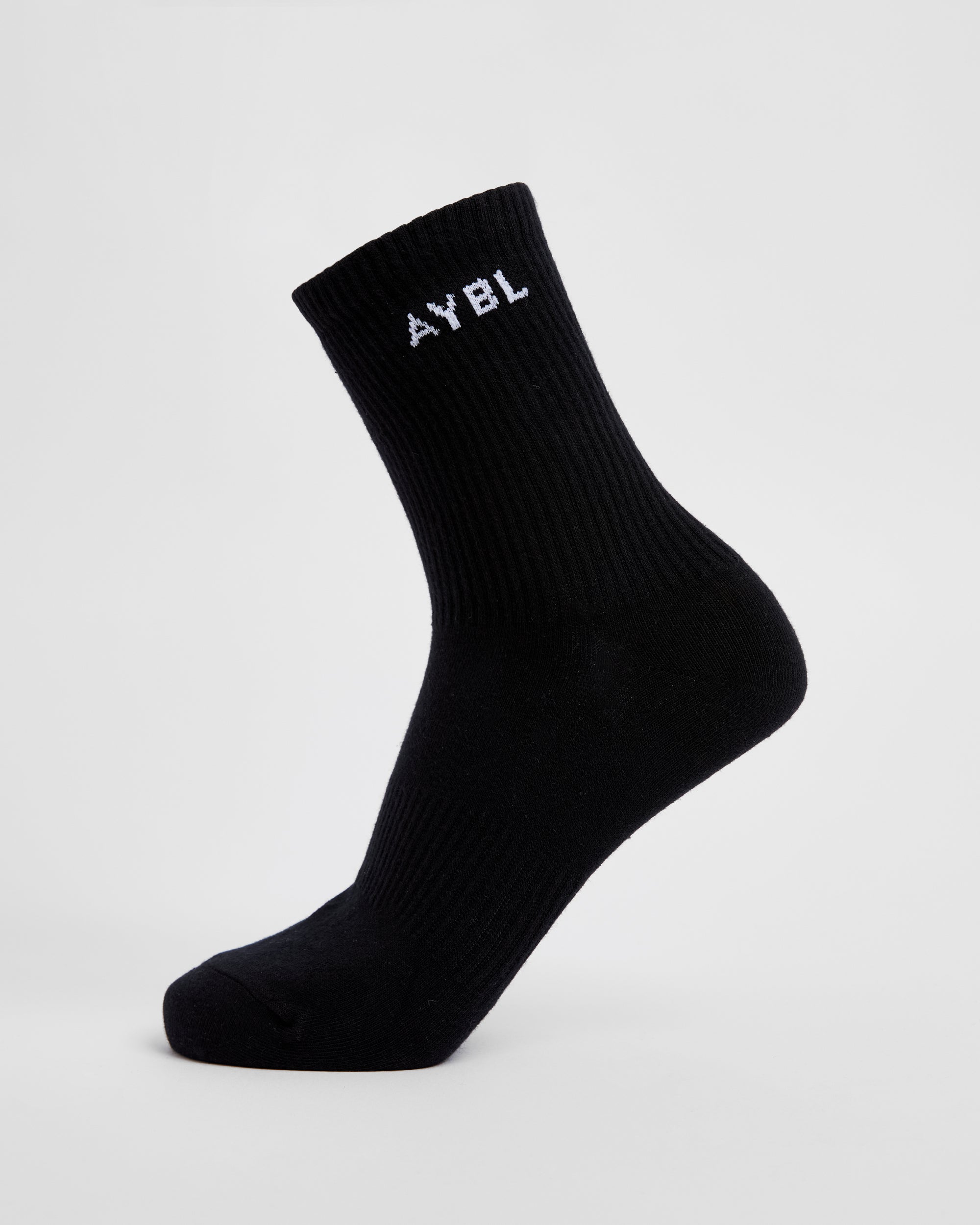 Everyday Crew Socks (3 Pack) - Noir