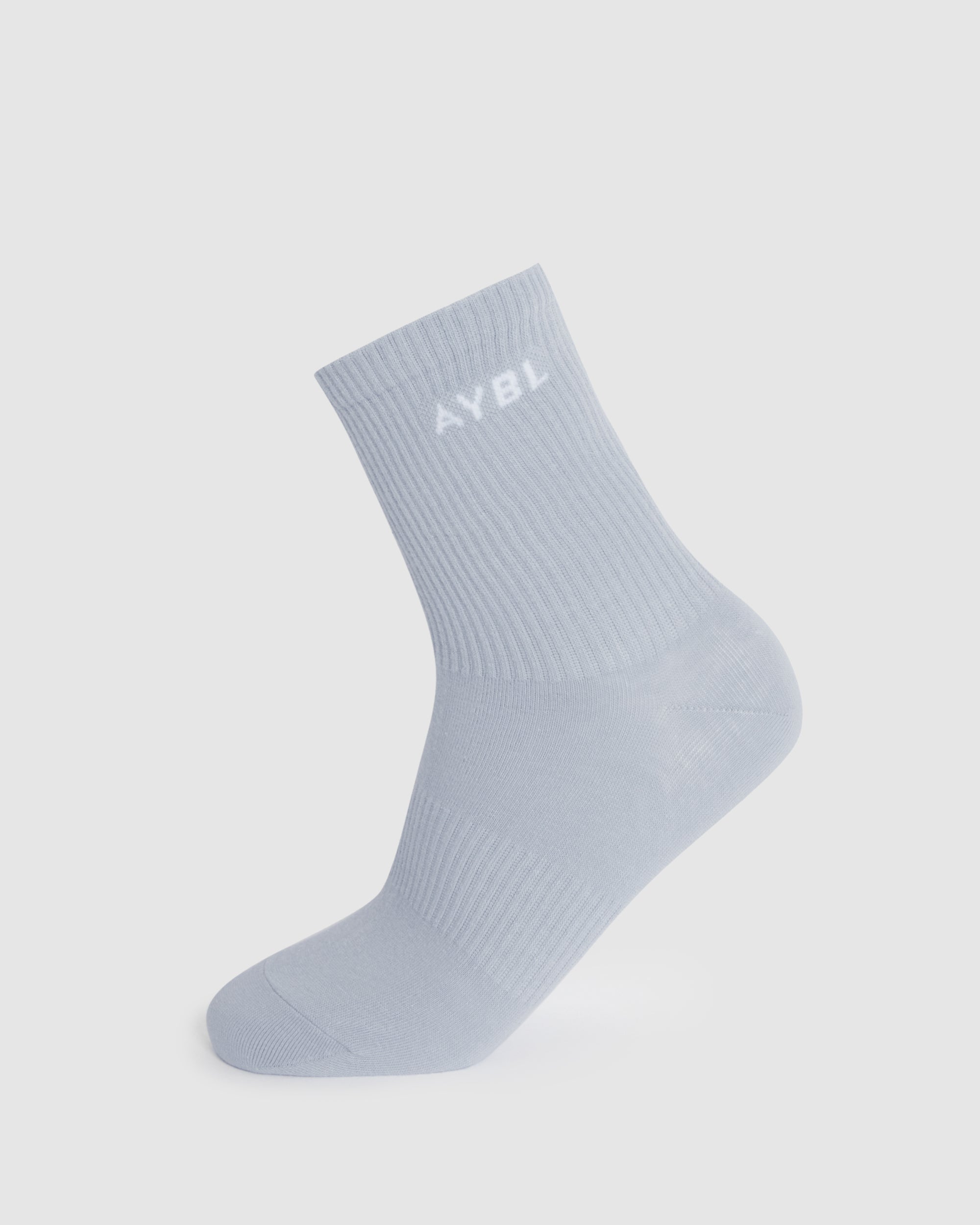 Everyday Crew Socks (3 Pack) - Slate Bleu/Light Bleu/Blanc