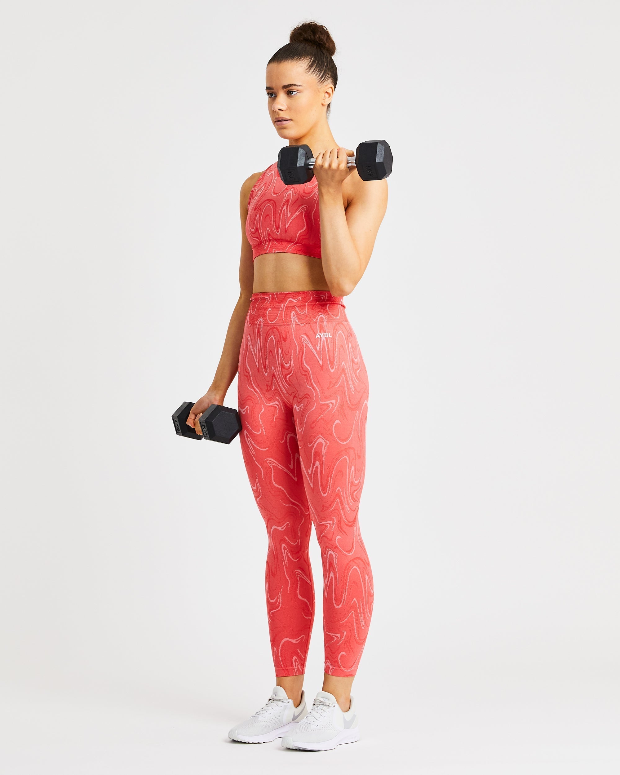 Velocity Seamless Leggings - Coral