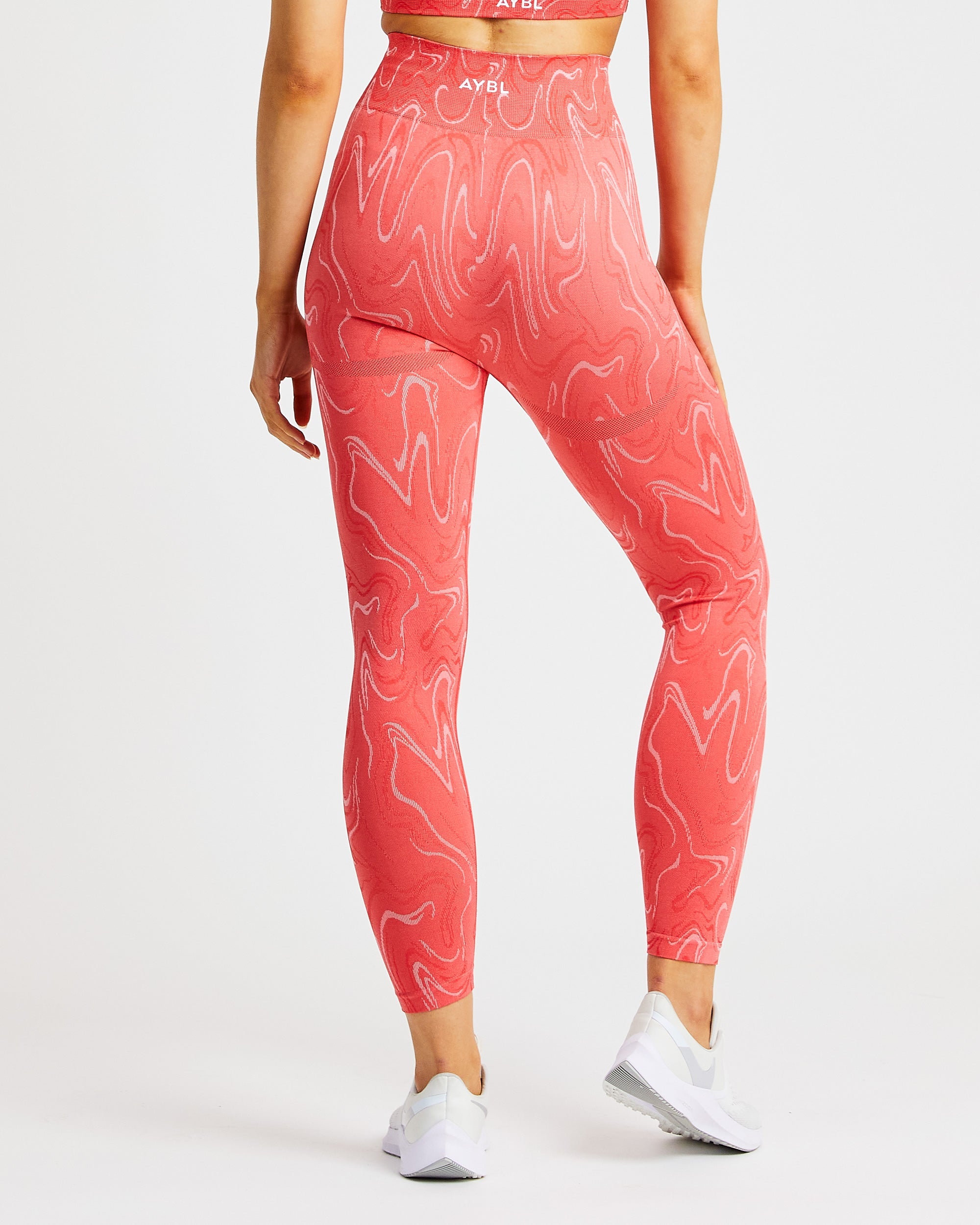 Velocity Seamless Leggings - Coral