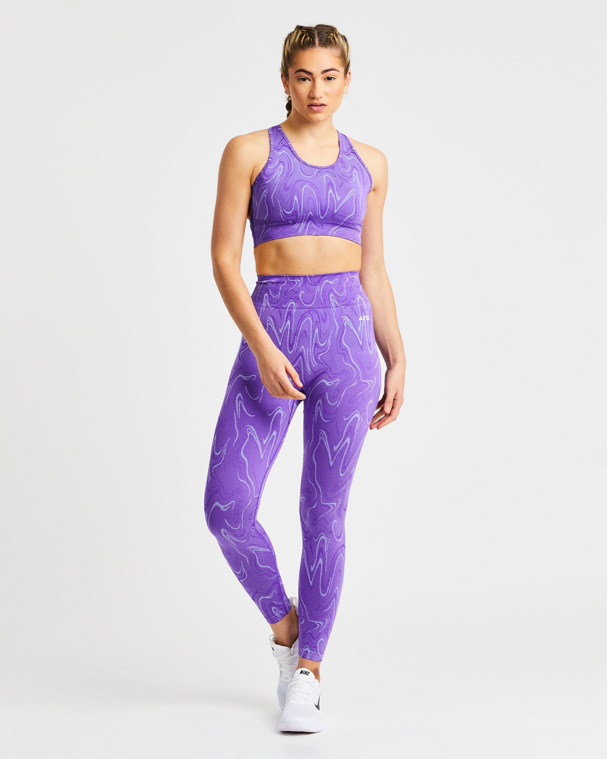 Velocity Seamless Sports Bra - Violet