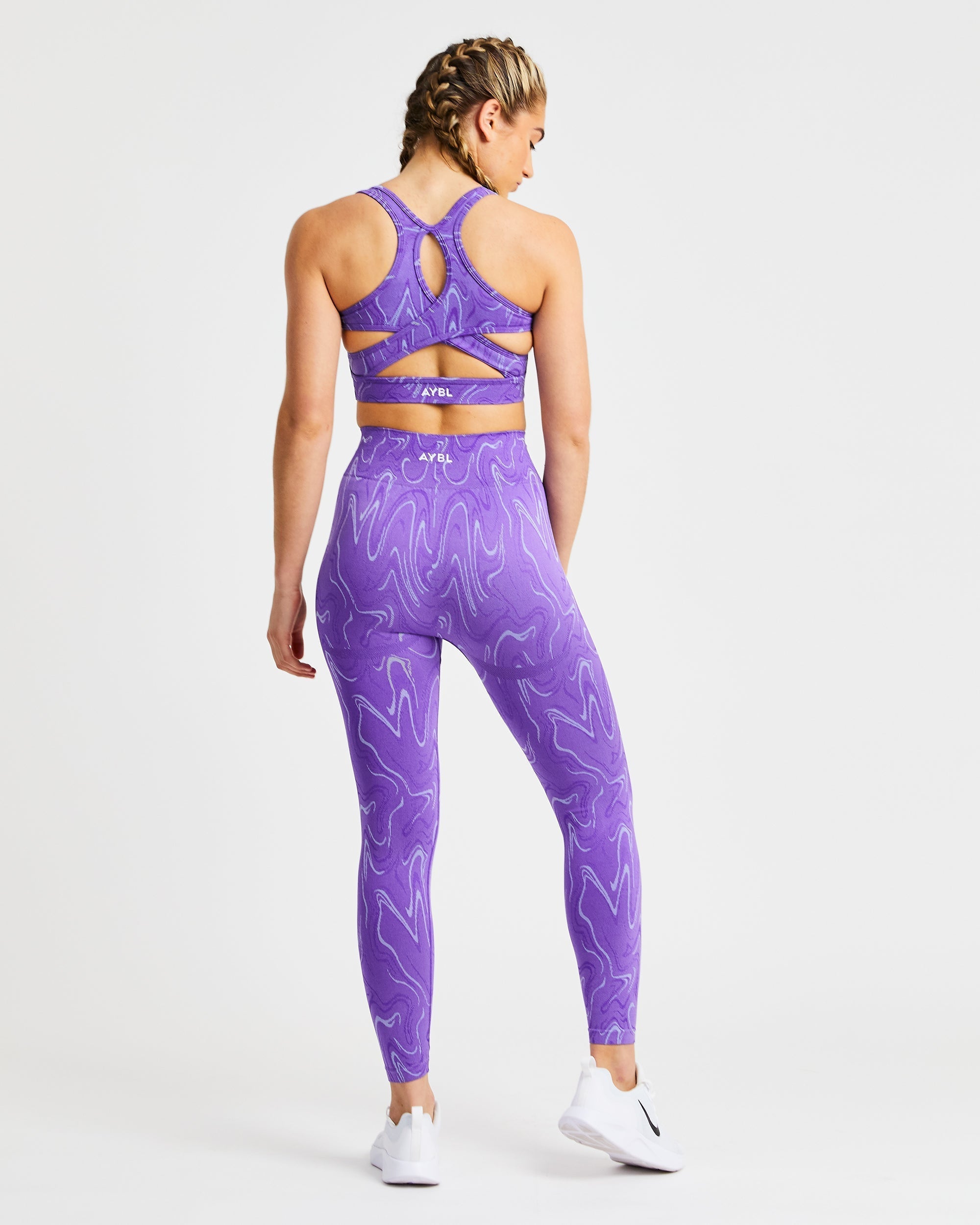 Velocity Seamless Leggings - Violet