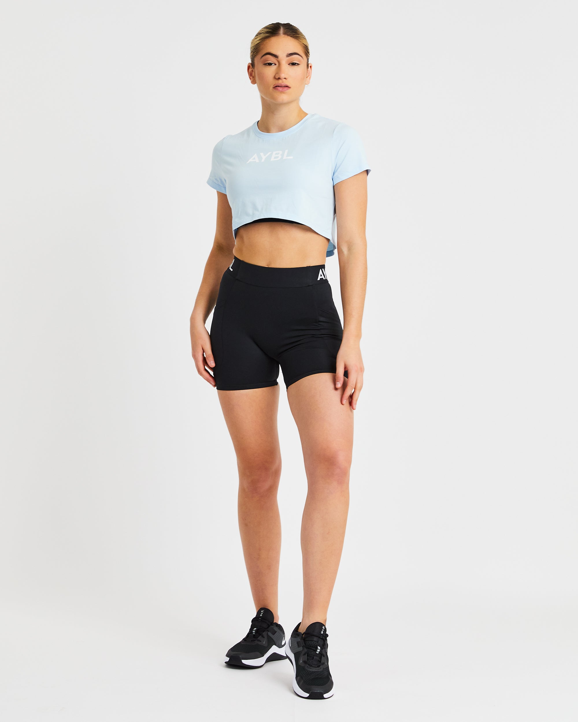 Crop T Shirt - Bleu