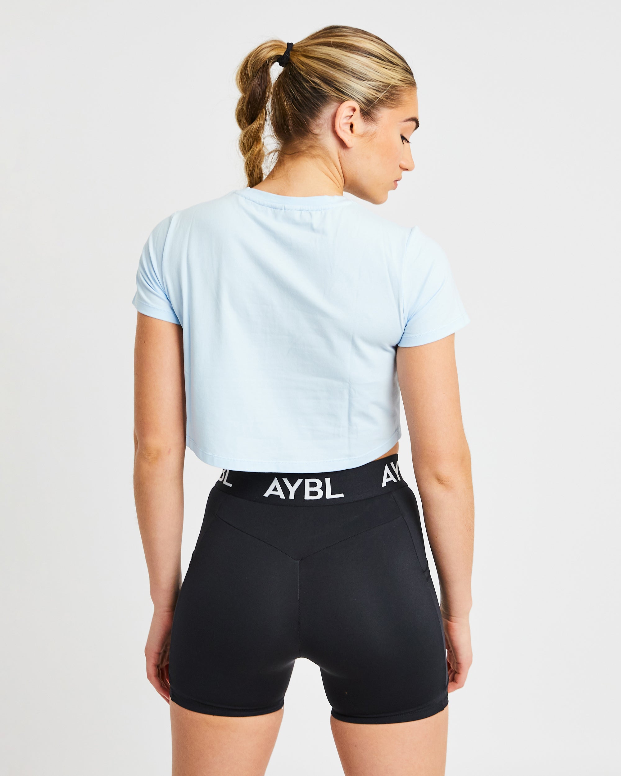 Crop T Shirt - Bleu