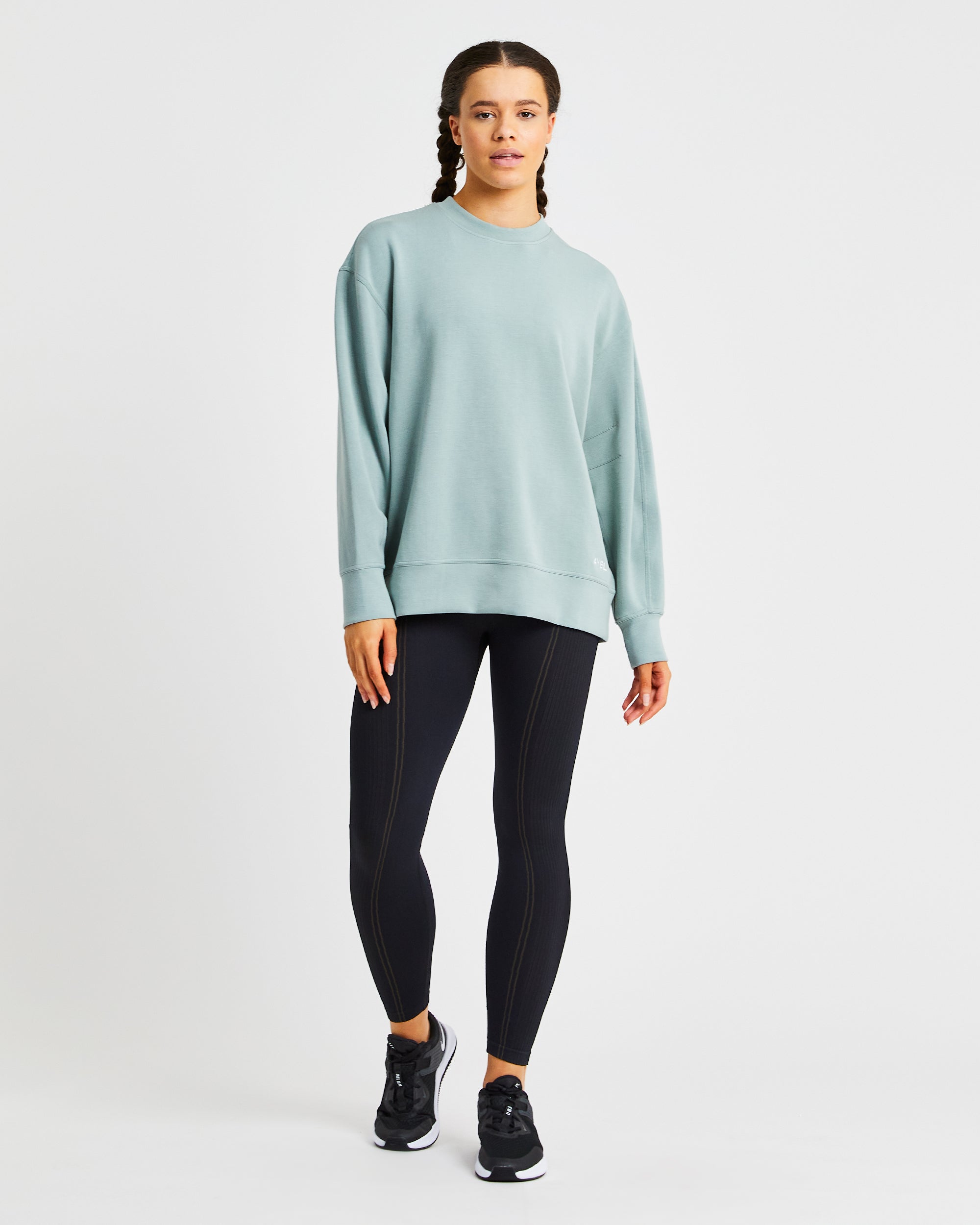 Oversized Jumper - Sage Vert