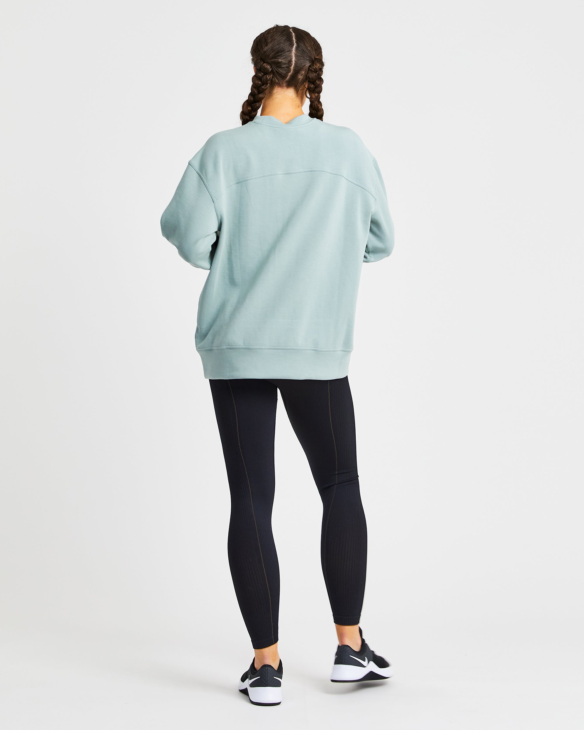 Oversized Jumper - Sage Vert