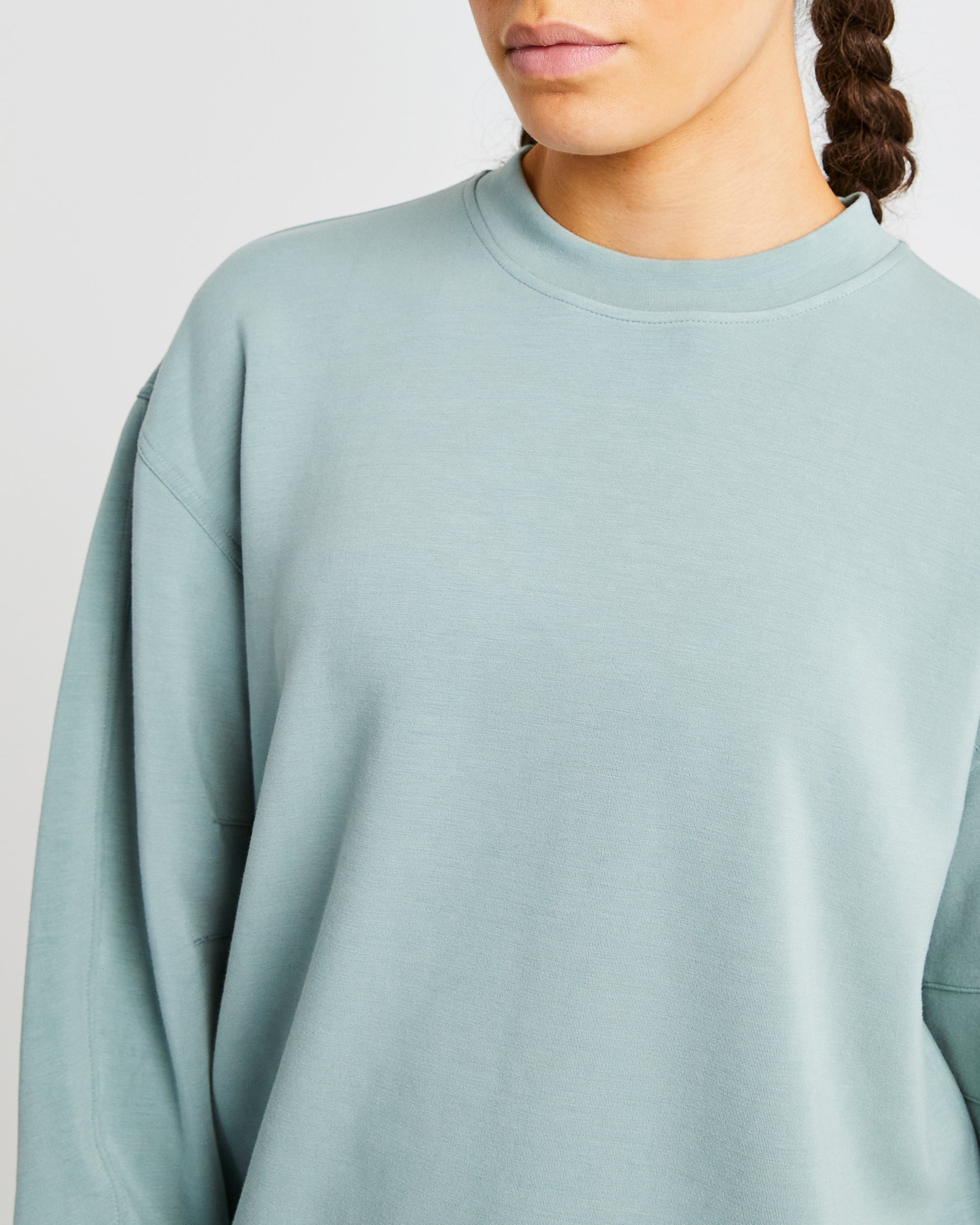 Oversized Jumper - Sage Vert