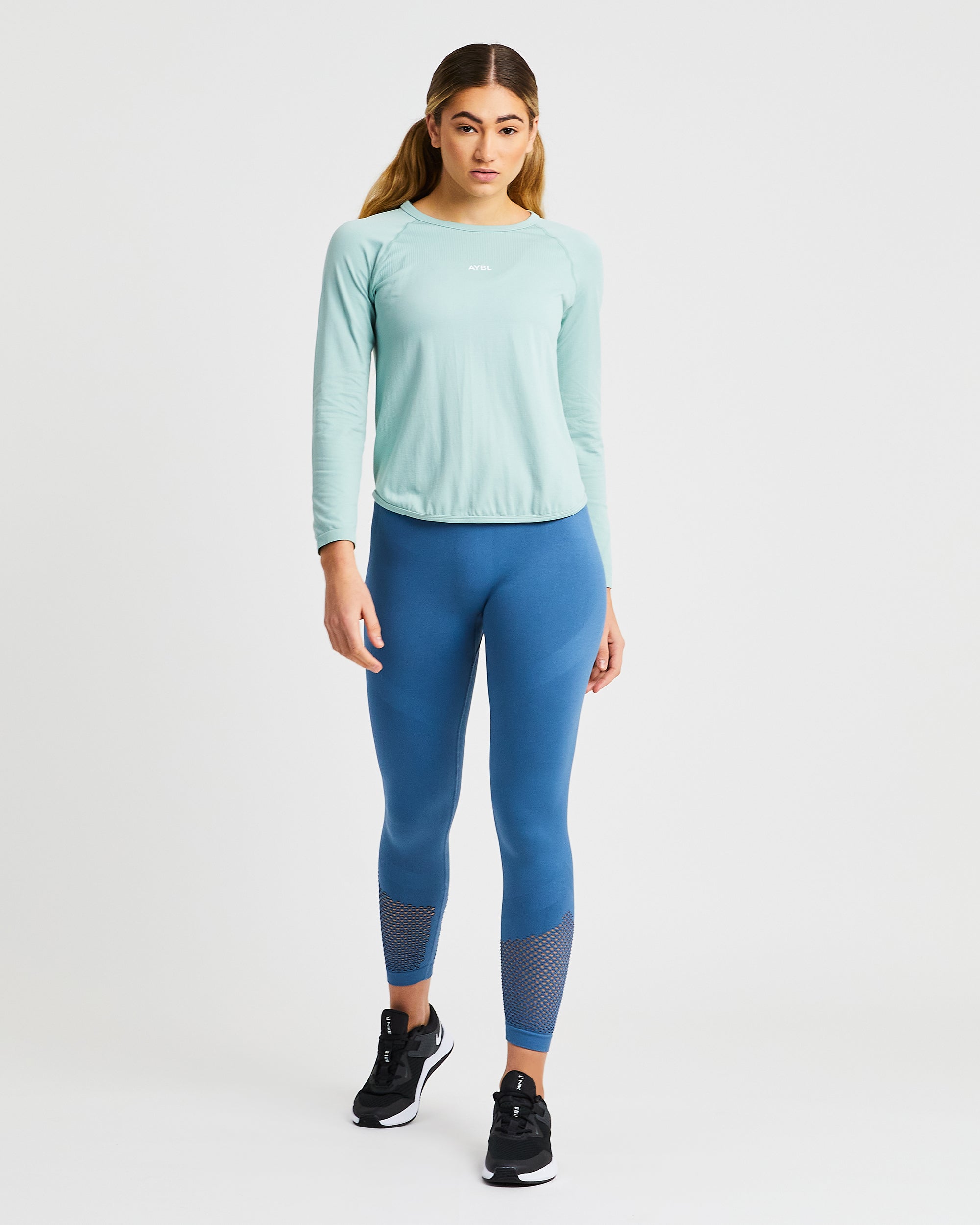 Reform Seamless Long Sleeve T Shirt - Sage Vert