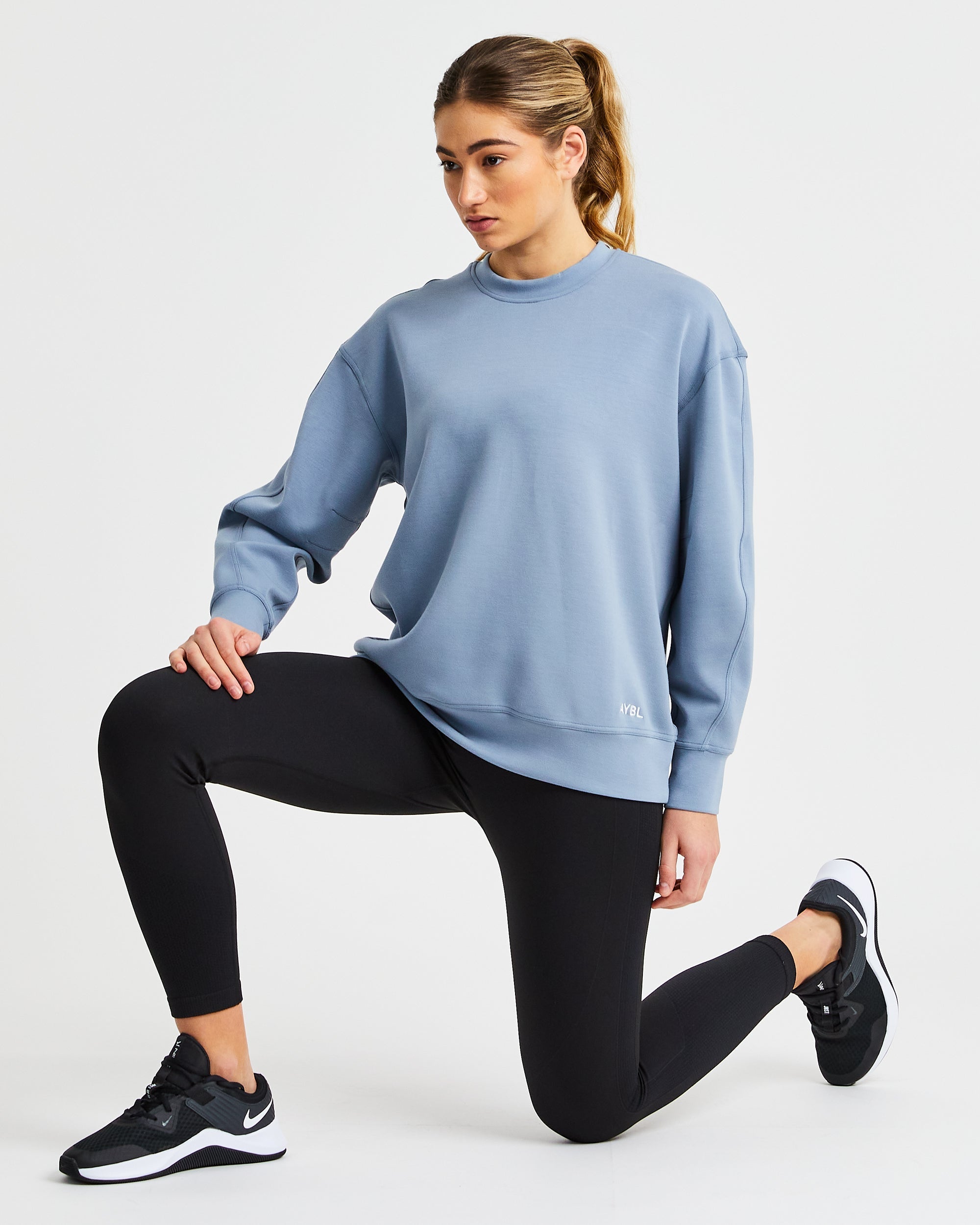 Oversized Jumper - Bleu