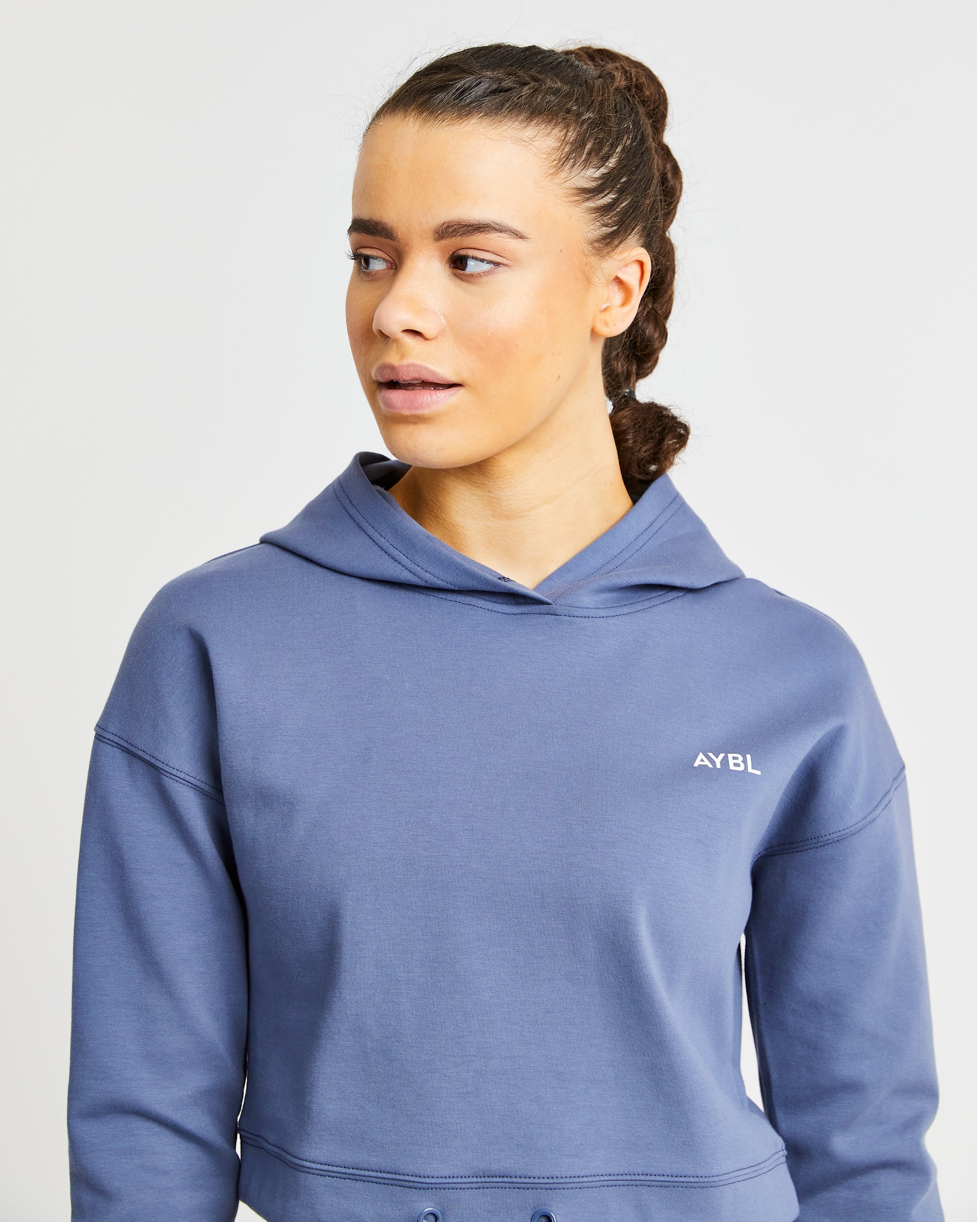 Everyday Drawcord Hoodie - Slate Bleu