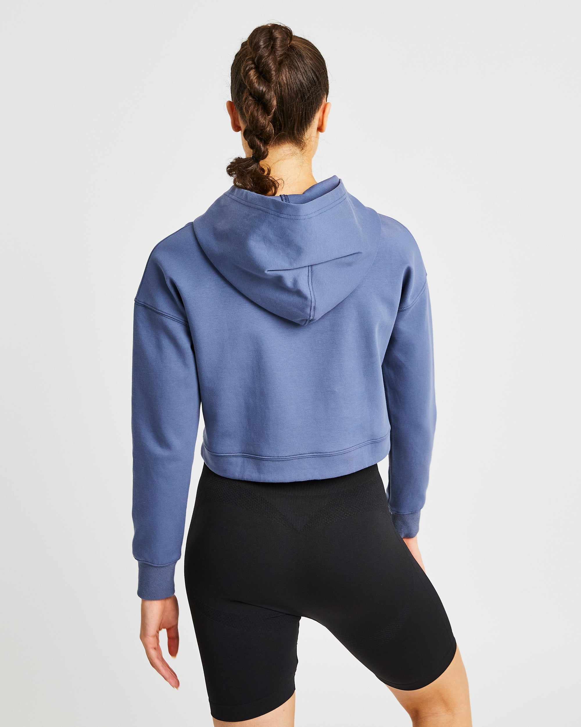 Everyday Drawcord Hoodie - Slate Bleu