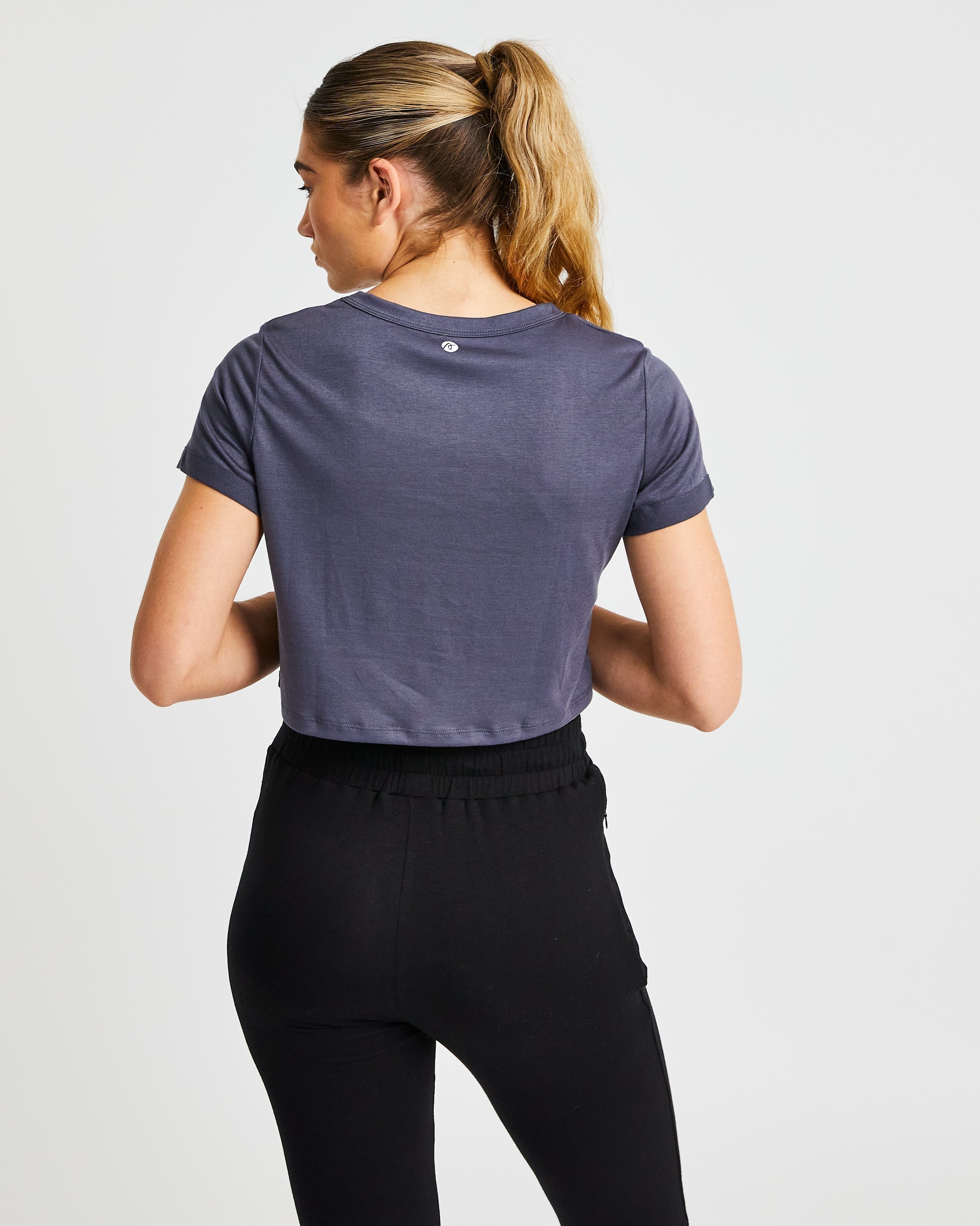Element Crop Top - Charcoal