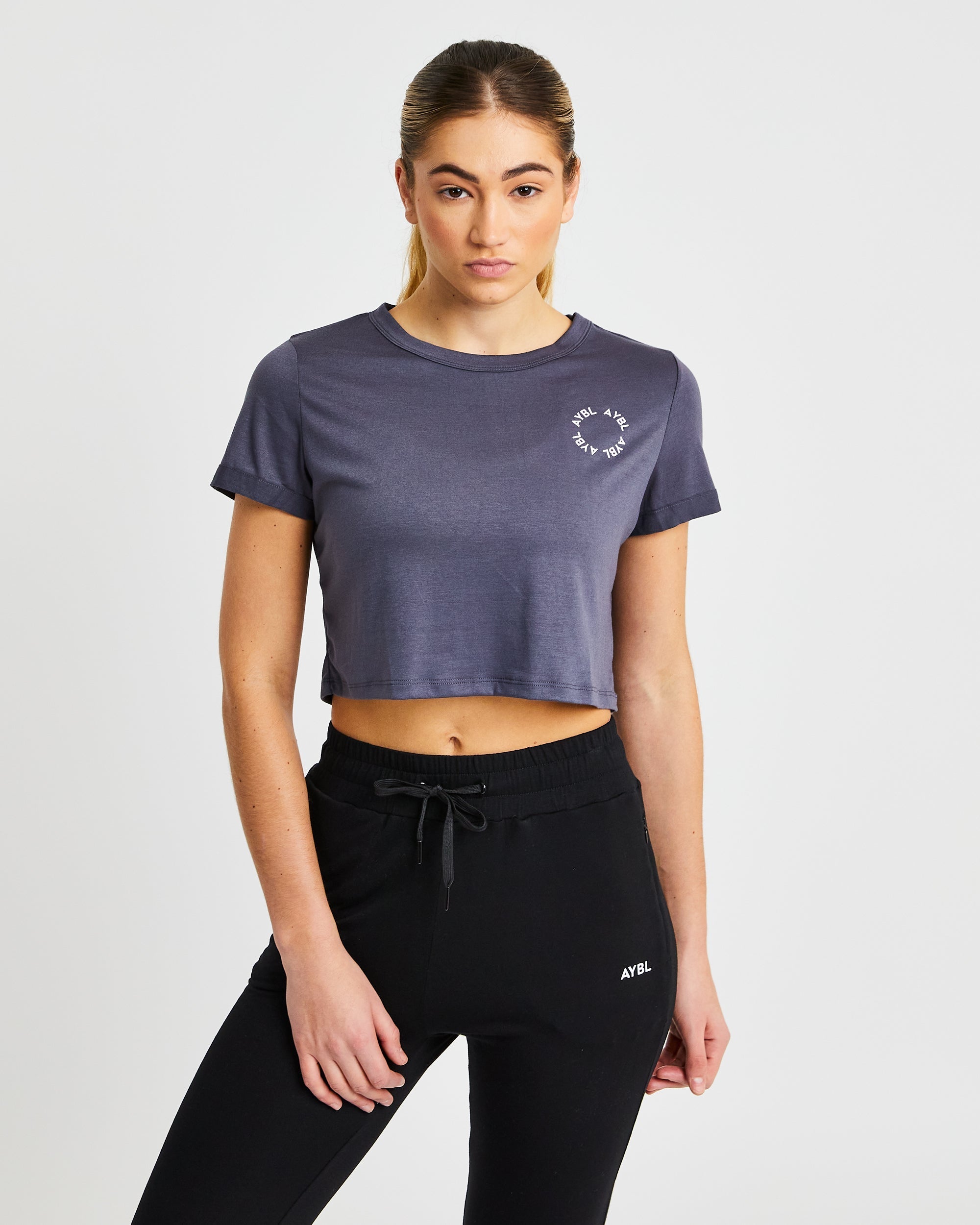 Element Crop Top - Charcoal