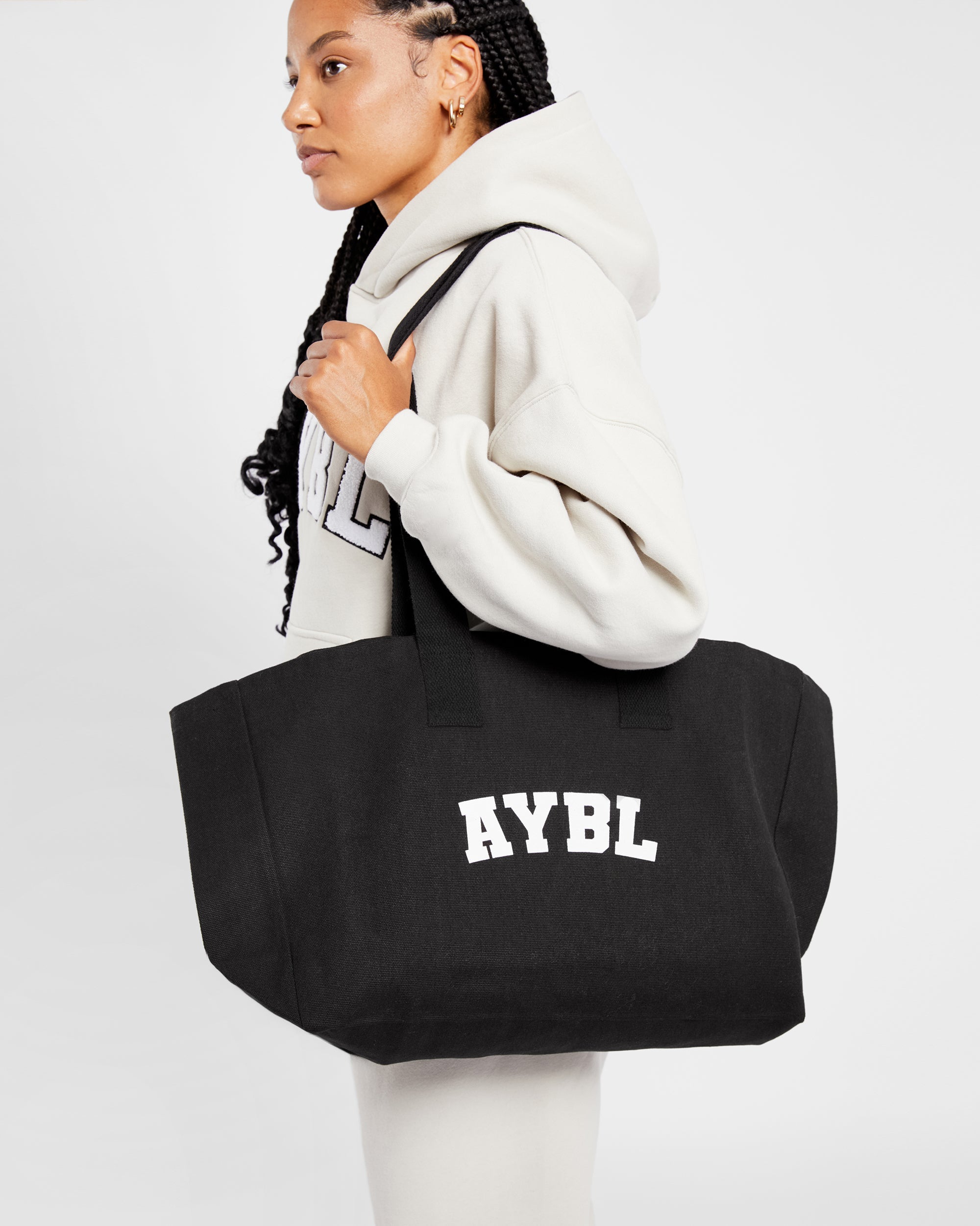 Varsity Tote Bag - Noir