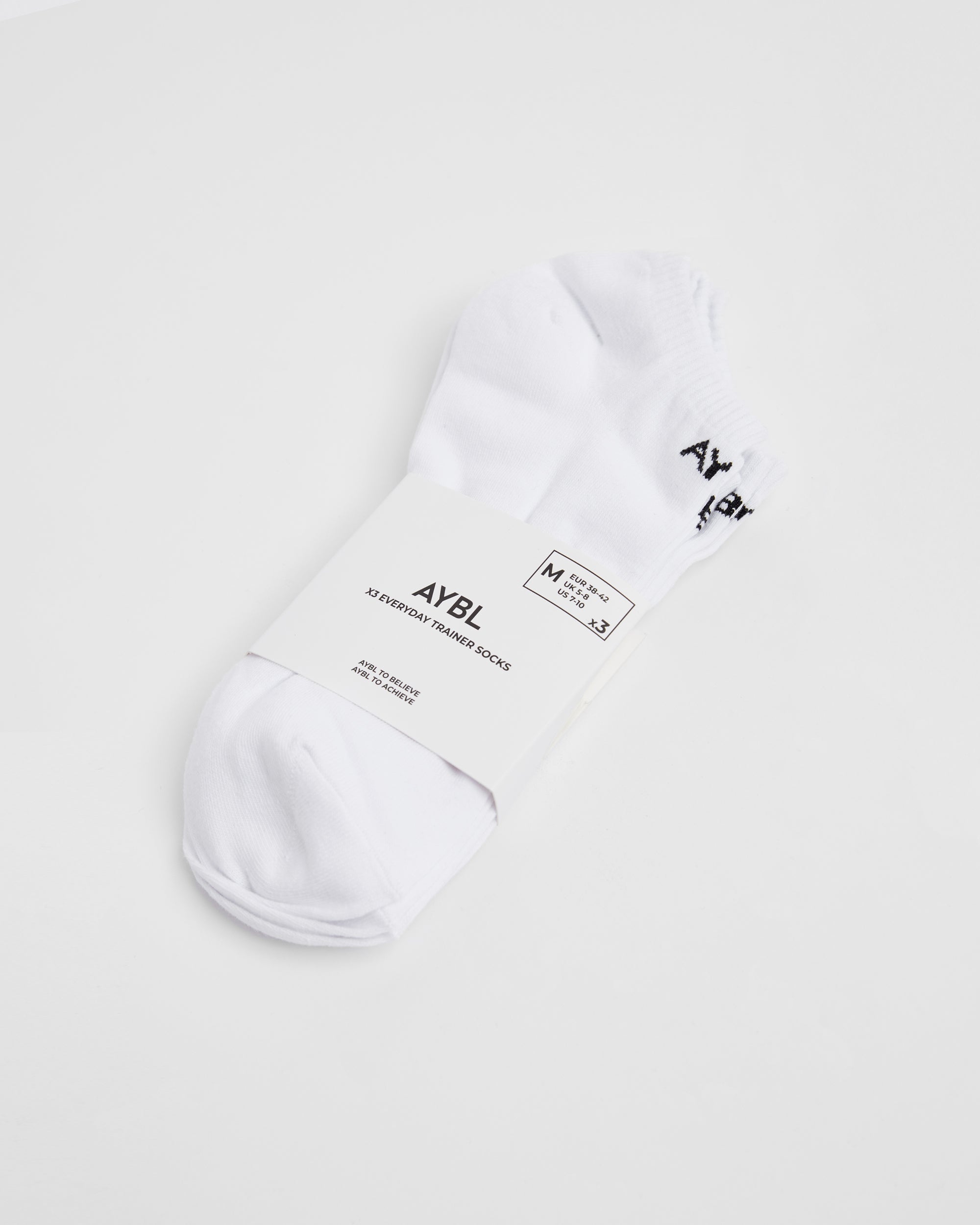 Everyday Trainer Socks (3 Pack) - Blanc